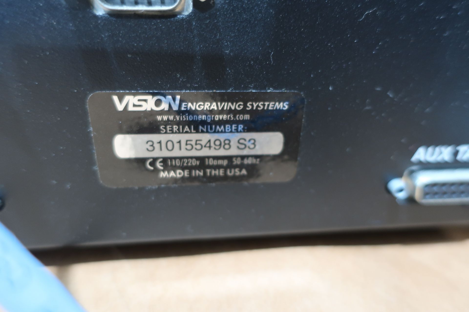 Vision Engraving System 1612 PRO Engraver, SN 400217110M - Image 9 of 11