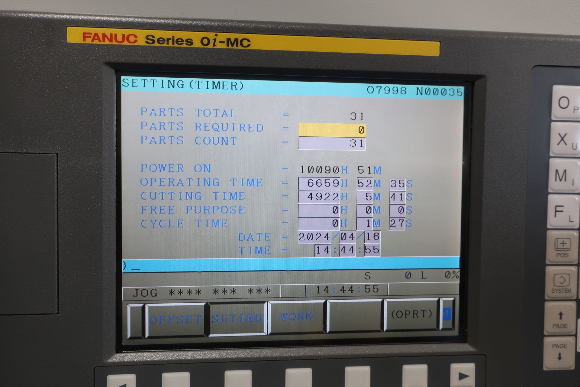 2007 Hyundai Kia VX-400 CNC Vertical Machining Center SN G3683-0352 - Image 10 of 14