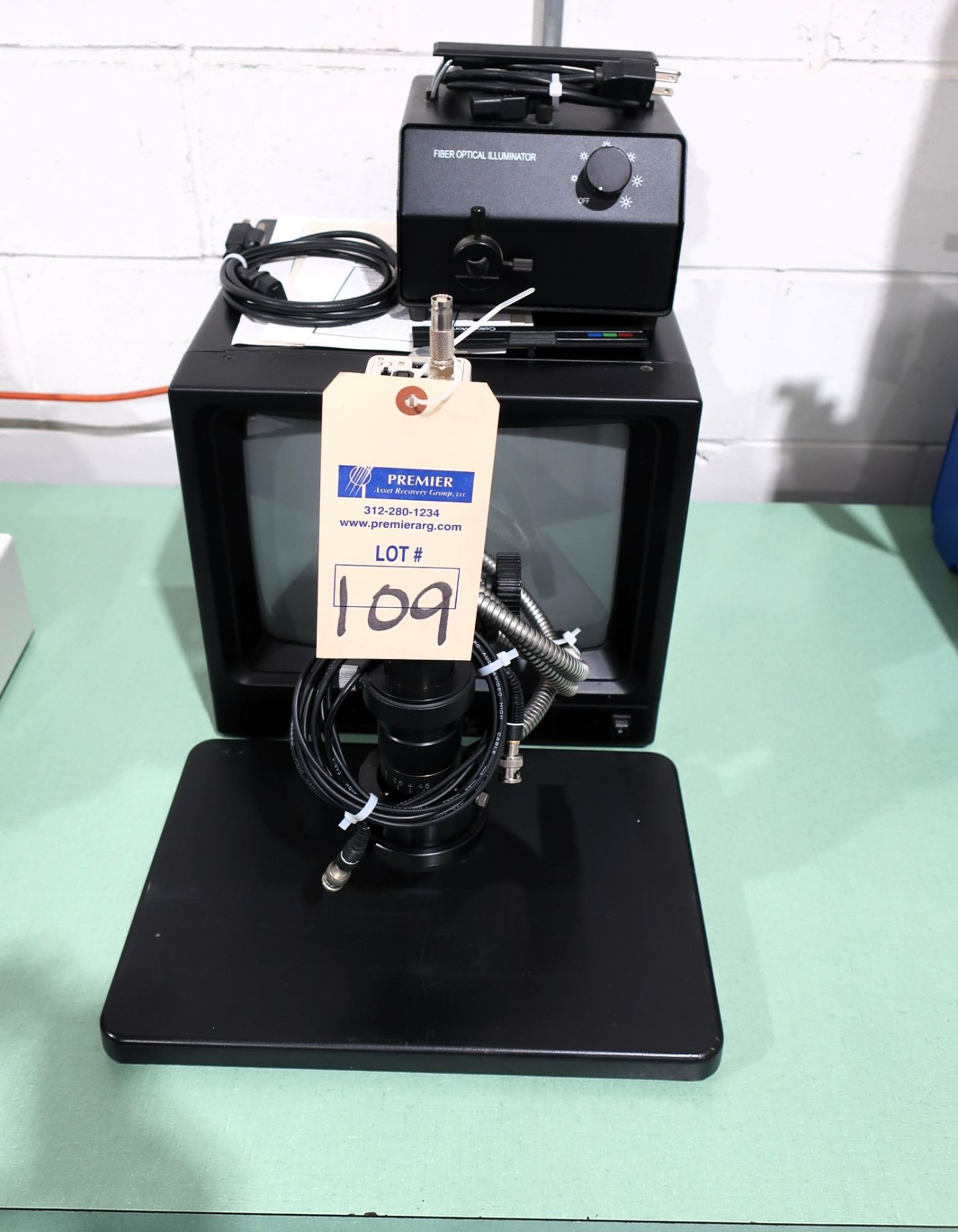 Control Concepts Inc Fiber Optic illuminator with Television Microscope XDC-10