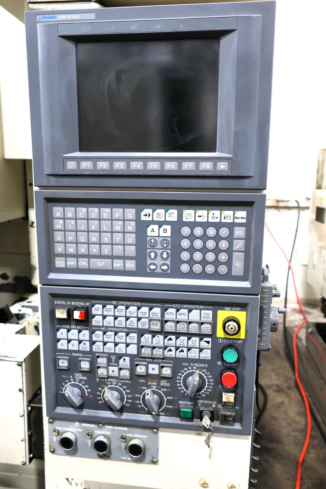 Okuma MC-V3016 5-Axis CNC Vertical Machining Center, S/N 0038, New 2003 - Bild 2 aus 19