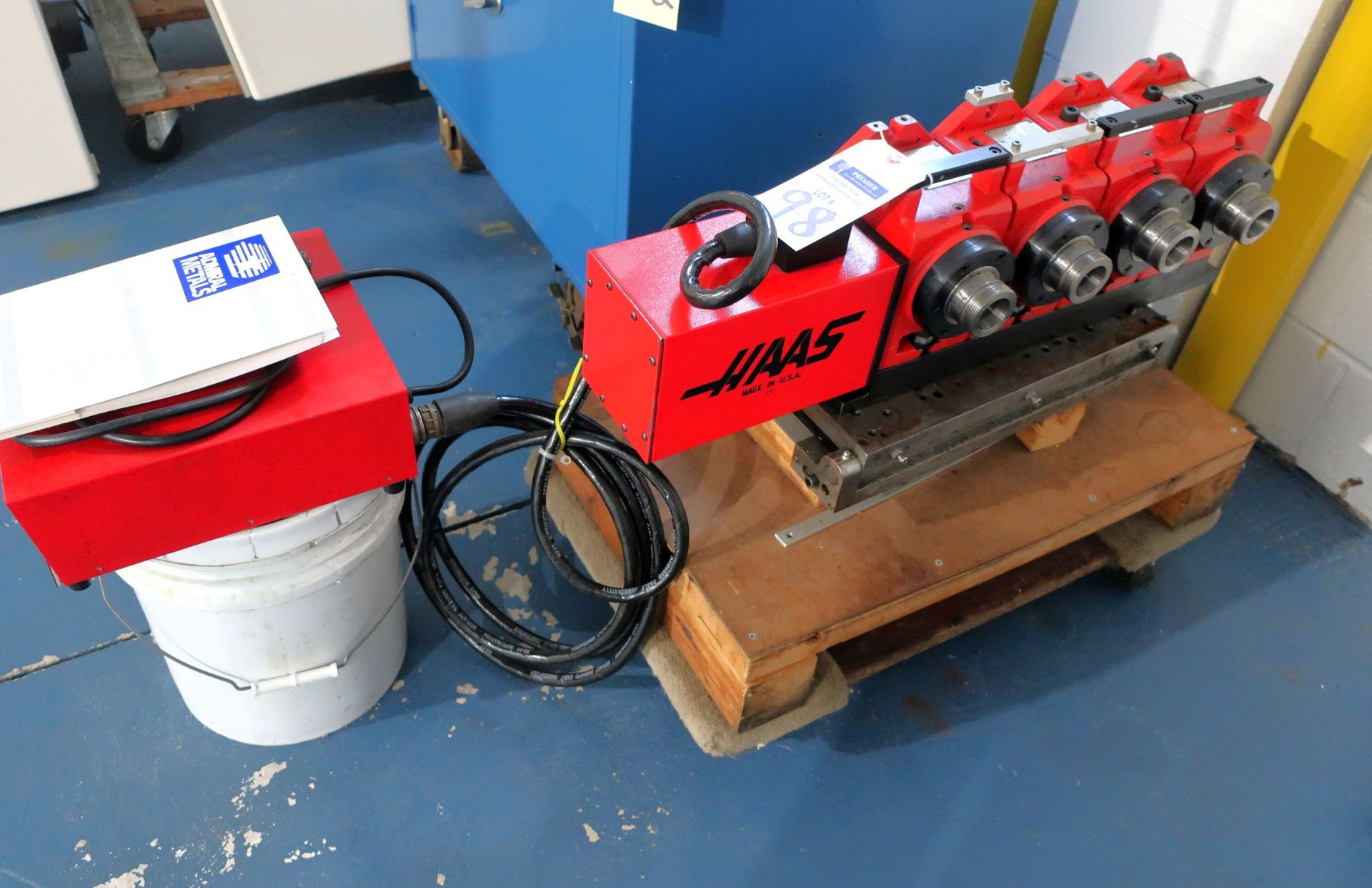 Haas HA5C4 4-Spindle Rotary Table with Servo Control Box