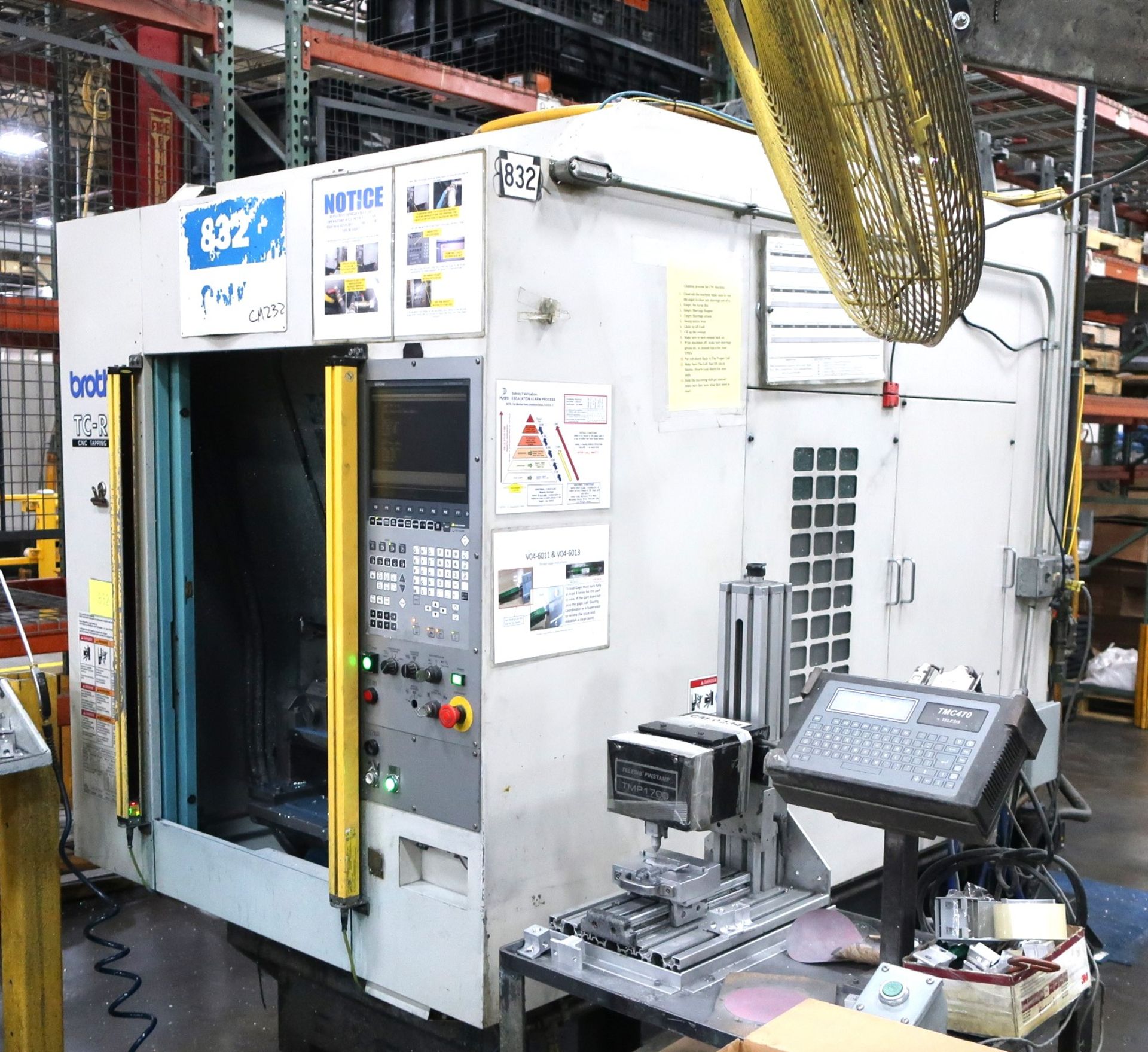 BROTHER TC-R2B 4-AXIS CNC DRILL TAP VERTICAL MACHING CENTER, NEW 2010