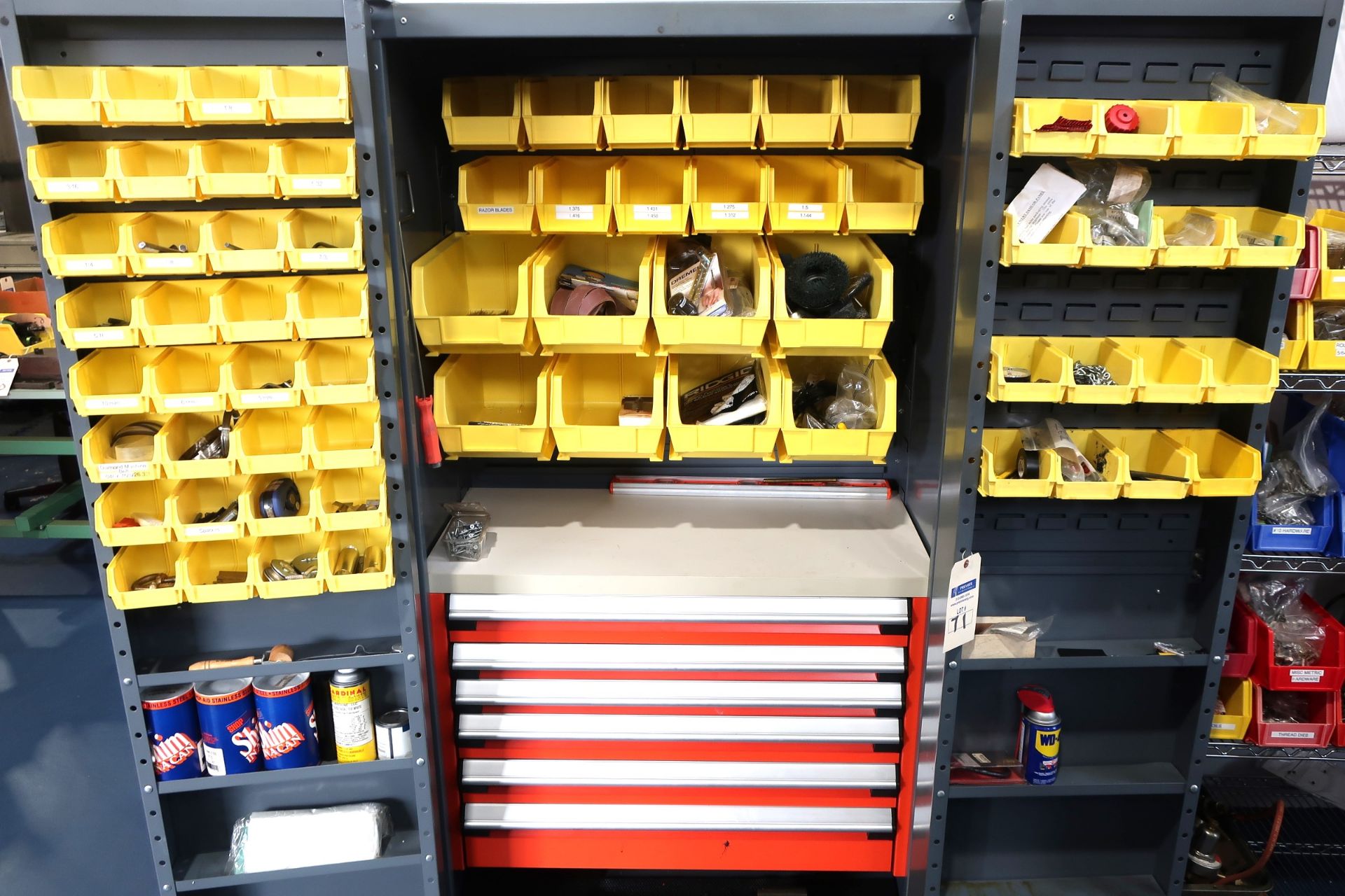 Heavy Duty Tool Cabinet with Contents