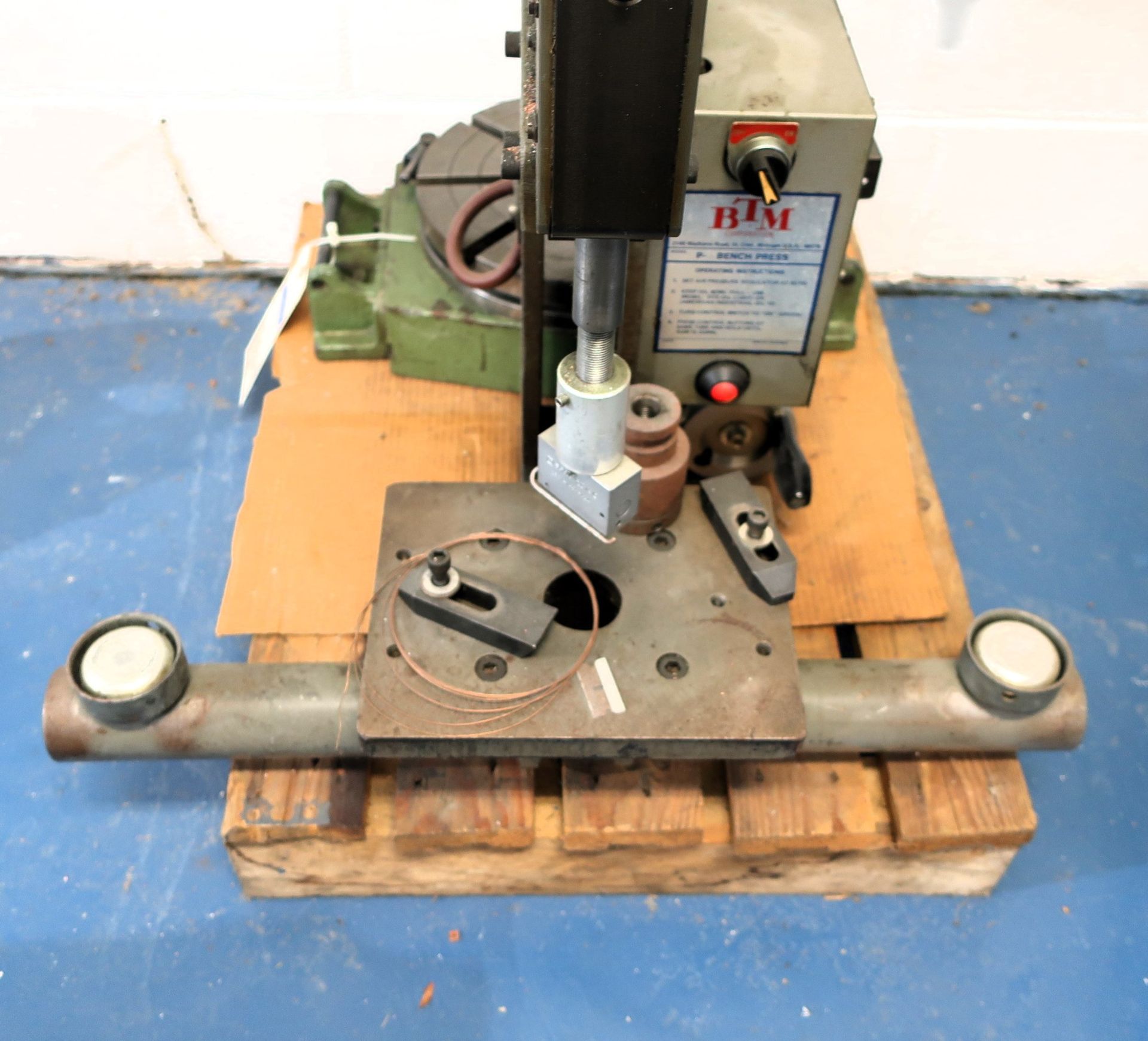 BTM Model P-Bench Press Air Operated Punch Press