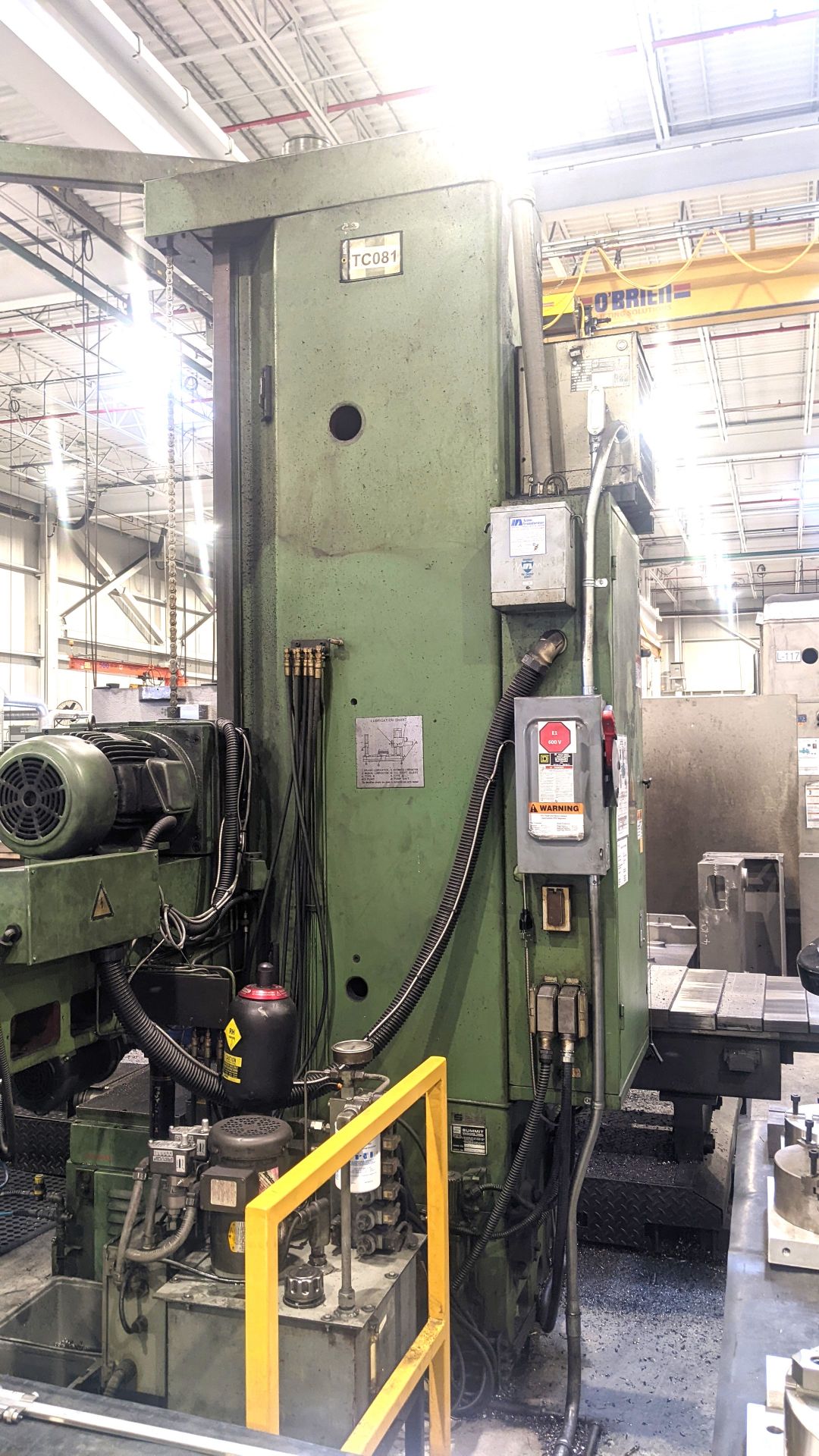 4" Summit HTM-4 Precision Horizontal Boring Mill, New 1998 - Image 3 of 7