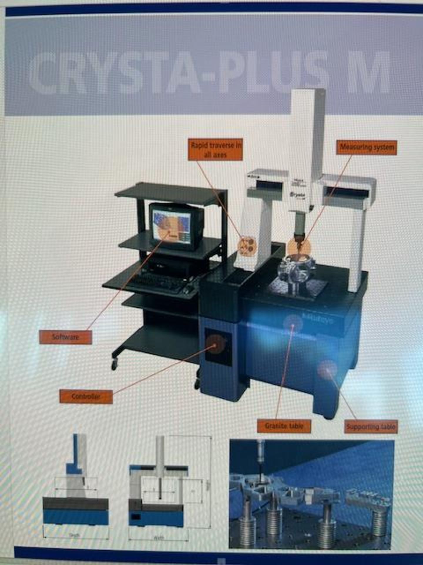 (2019)Mitutoyo Crysta-Plus "M7106" CNC Coordinate Measuring M/C - Hopkins, MI - Image 12 of 19