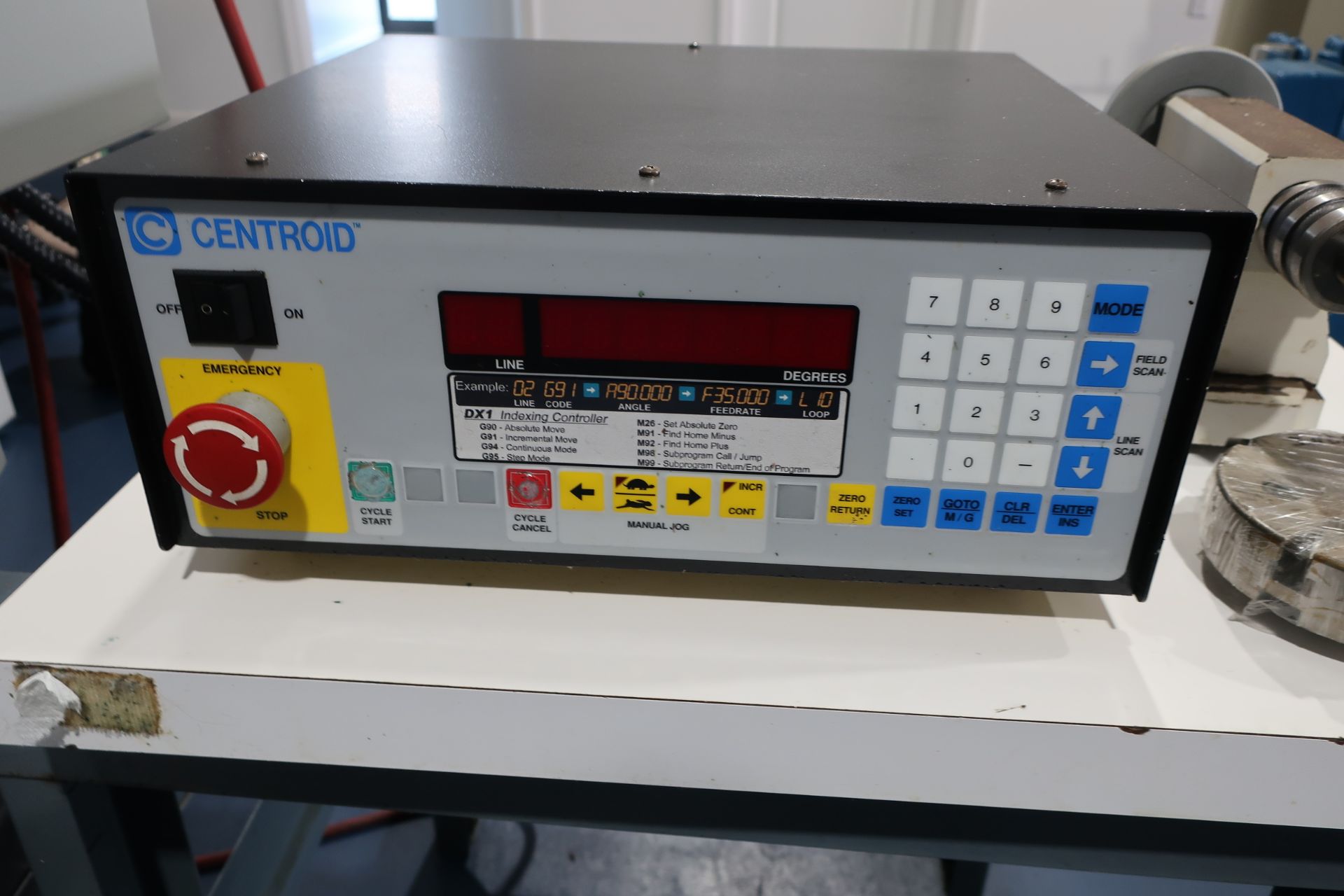 Centroid RT-100 4th Axis Rotary Table with Controller, SN 1249 - Image 5 of 7