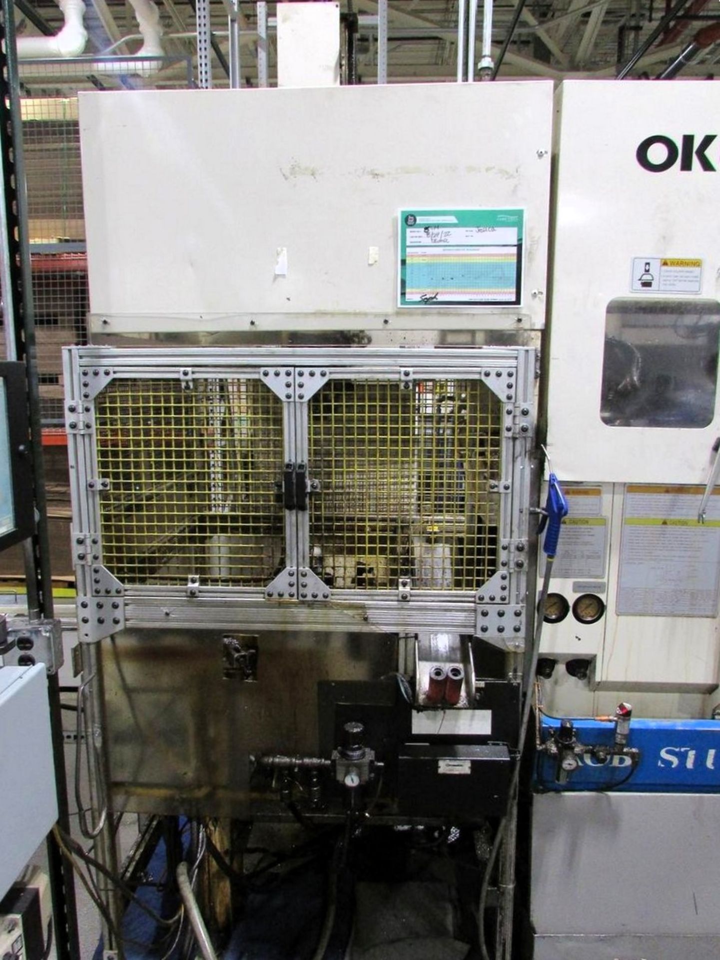 Okuma Lathe LFS10-2SP Twin-Spindle Twin-Turret CNC Turning Center, S/N 0122 - Image 10 of 15