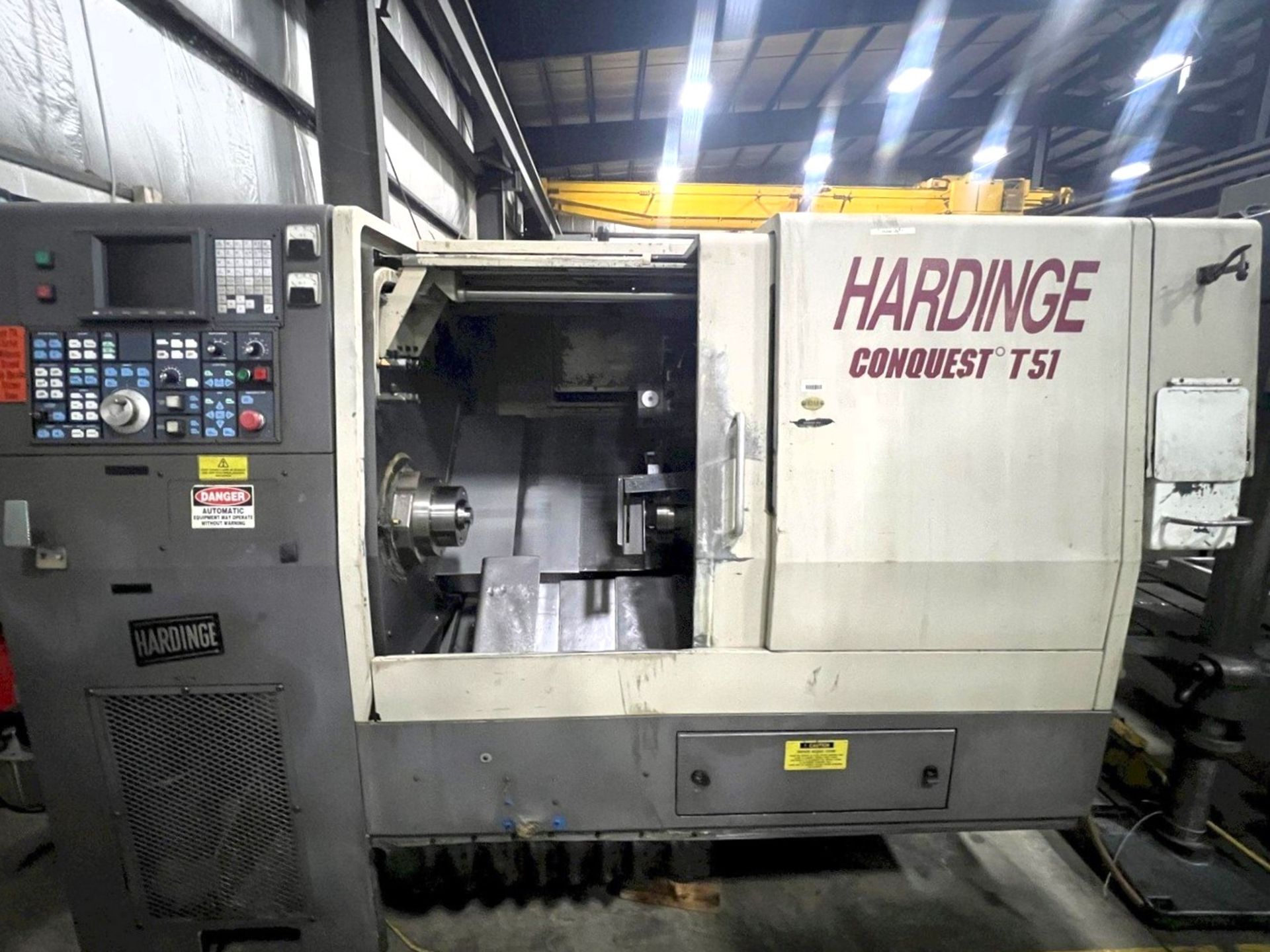 Hardinge Conquest 51 CNC Lathe with Live Milling, S/N CL-554-BC