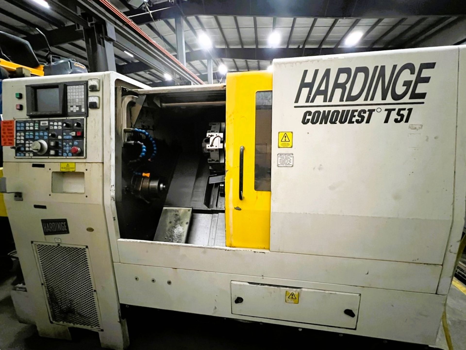 Hardinge Conquest 51 CNC Lathe with Live Milling, S/N CL-852-BC - Image 2 of 14