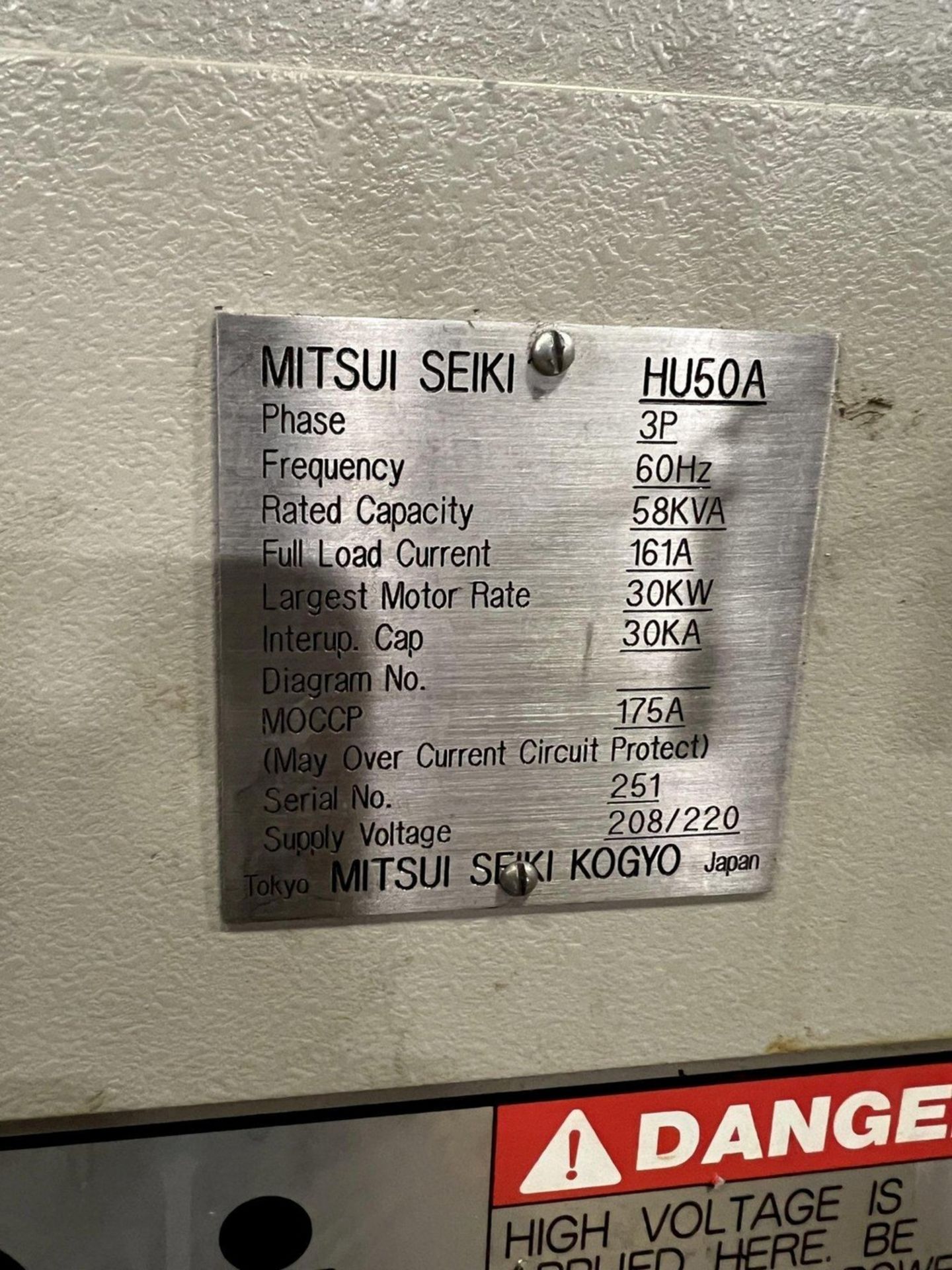 Mitsui Seiki HU50A CNC Horizontal Machining Center - Image 6 of 25