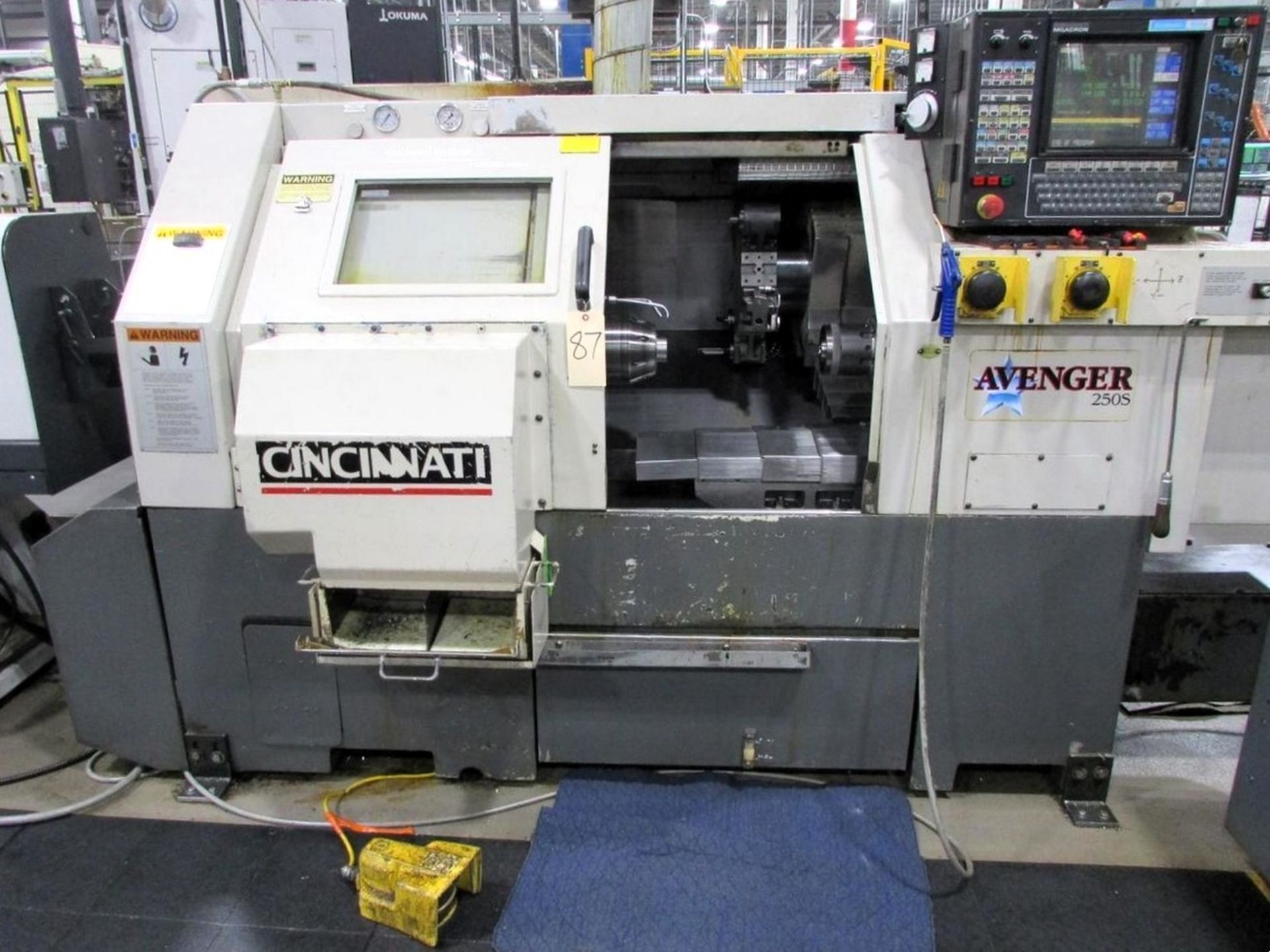 Cincinnati Avenger 250S CNC Slant Bed Turning Center with Live Milling, Bar Feed