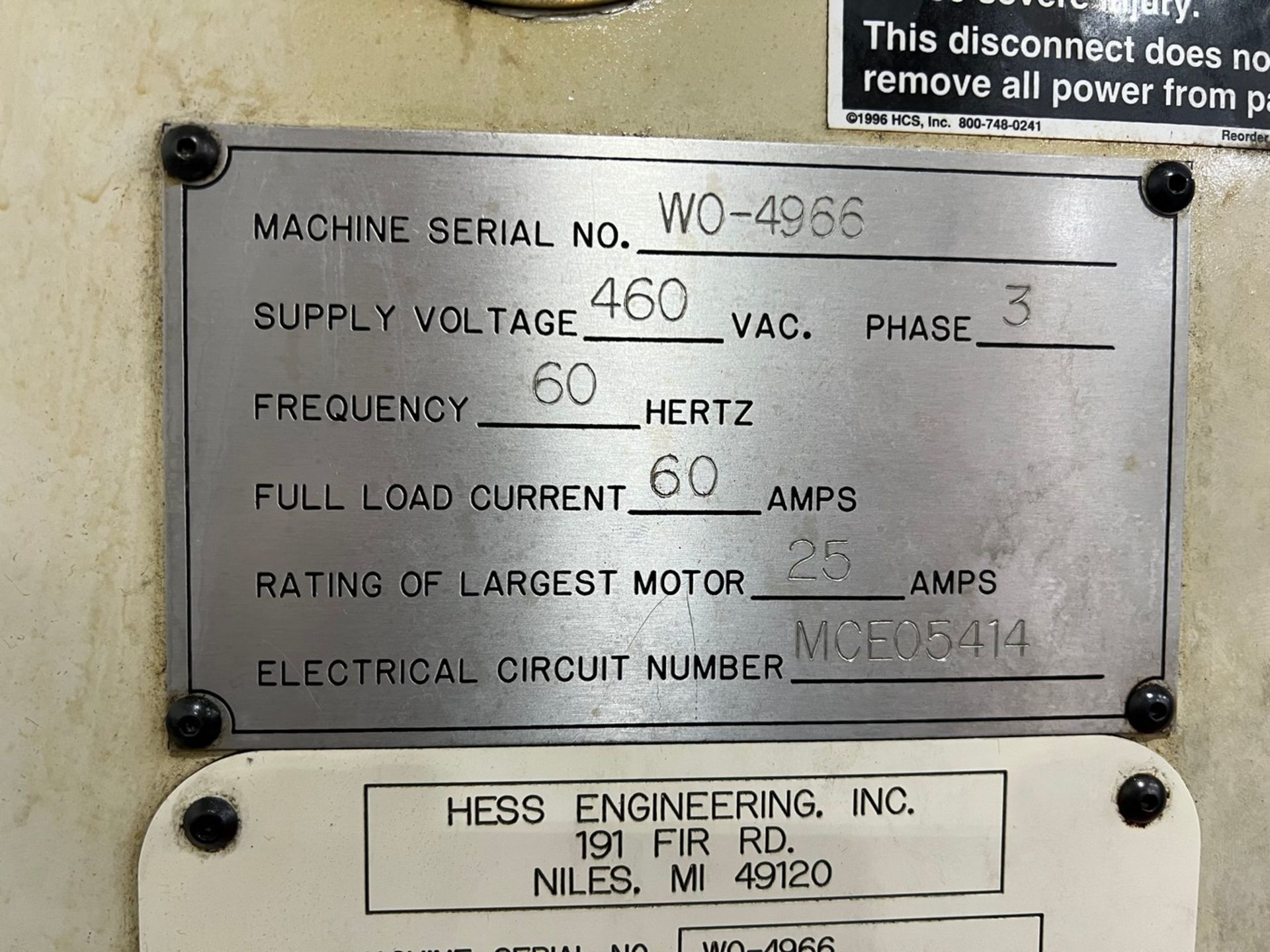 Hess-Mae M-AH-40RH-750 Automatic Shaft Straightening Press - Image 16 of 21