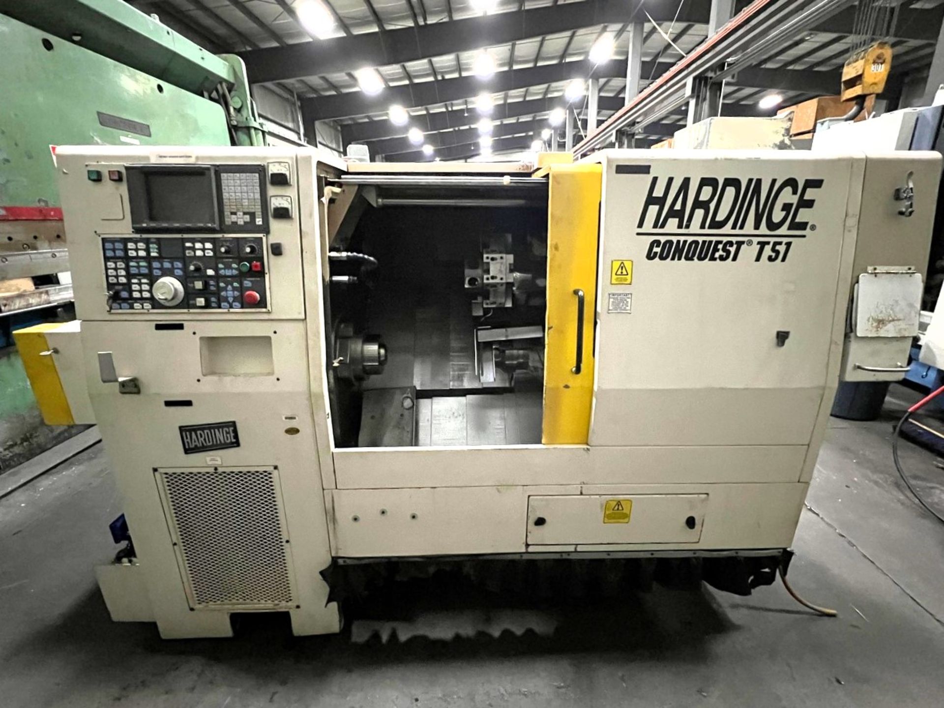 Hardinge Conquest 51 CNC Lathe with Live Milling, S/N CL-931-BC