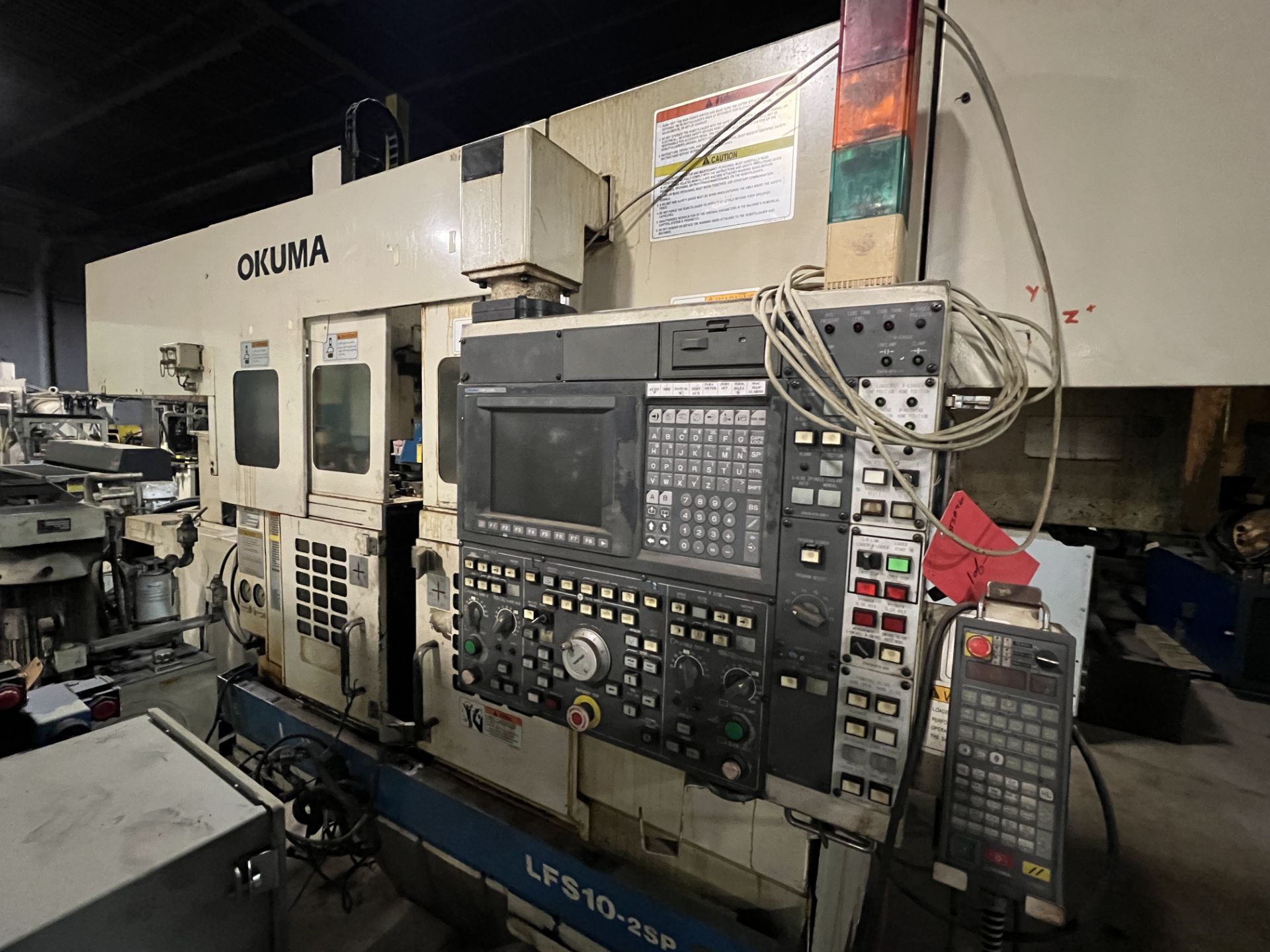 Okuma Lathe LFS10-2SP Twin-Spindle Twin-Turret CNC Turning Center, S/N 0225 - Image 15 of 26