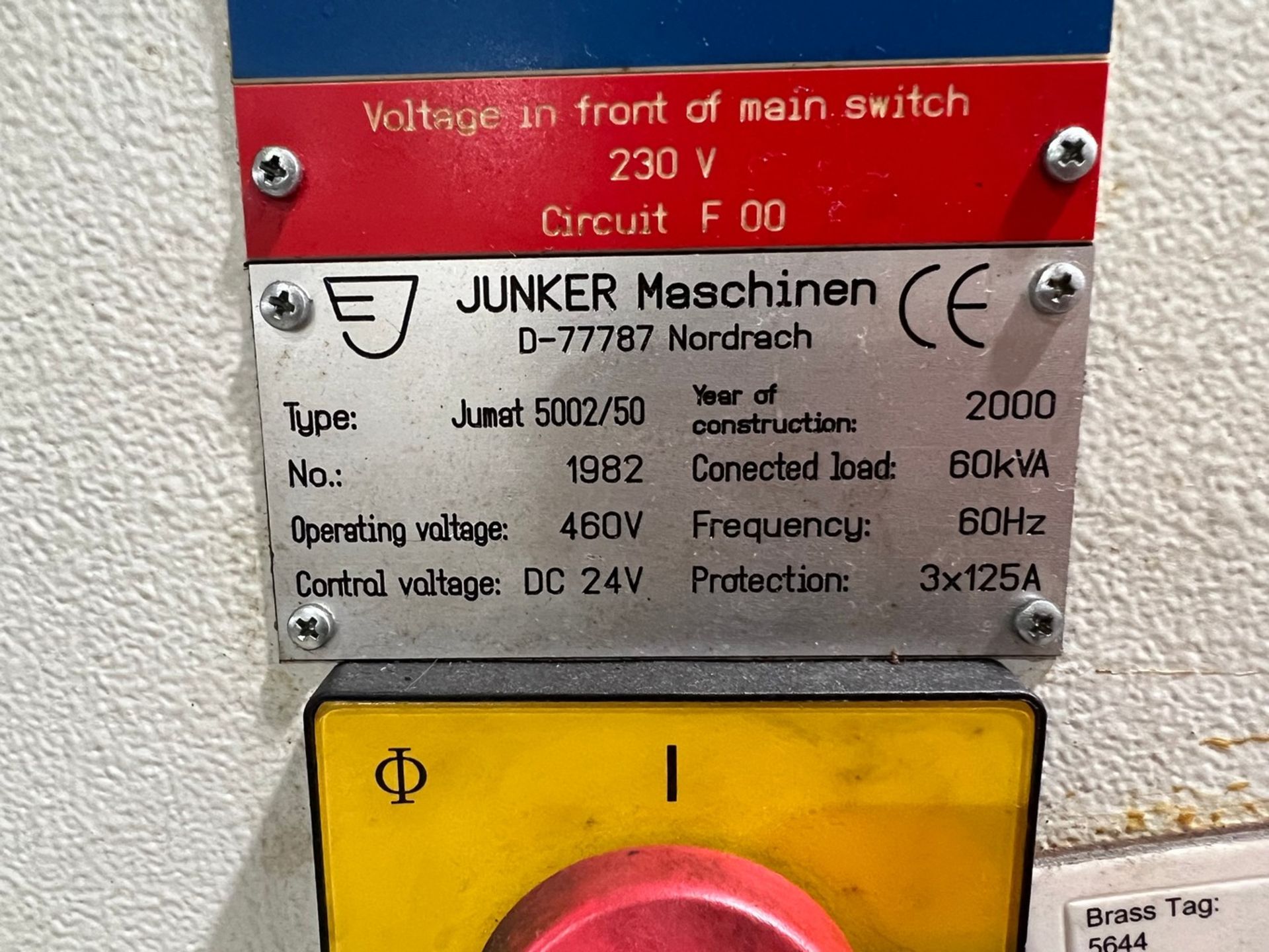 Junker Jumat 5002/50 CNC Cylindrical Grinder - Bild 36 aus 36