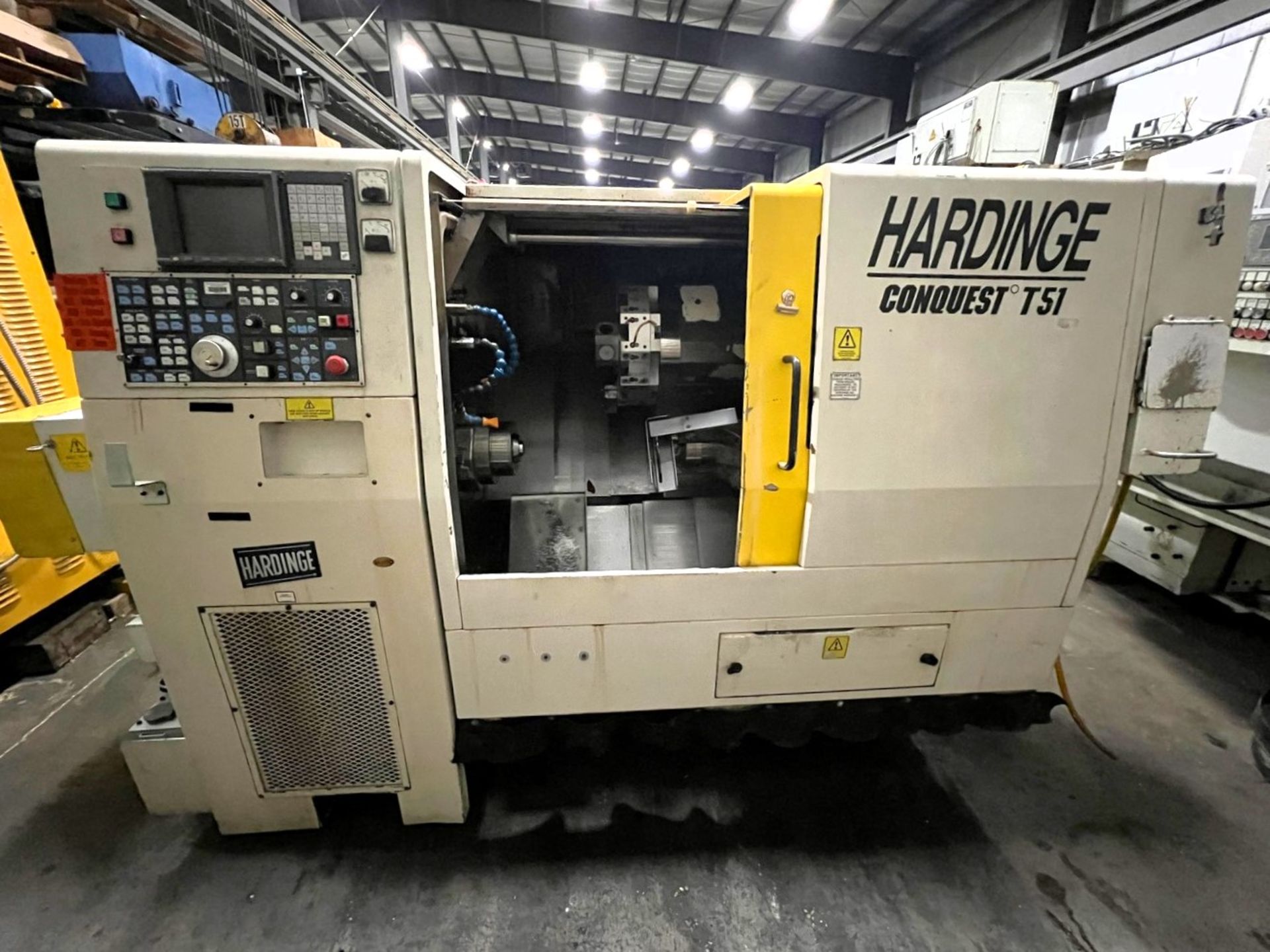 Hardinge Conquest 51 CNC Lathe with Live Milling, S/N CL-852-BC