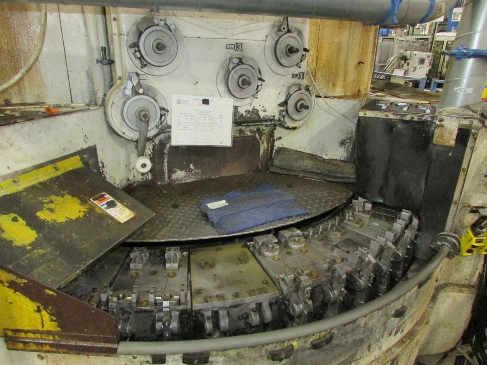 100" Mattison Type 100C 5-Spindle Rotary Surface Grinder - Image 2 of 15