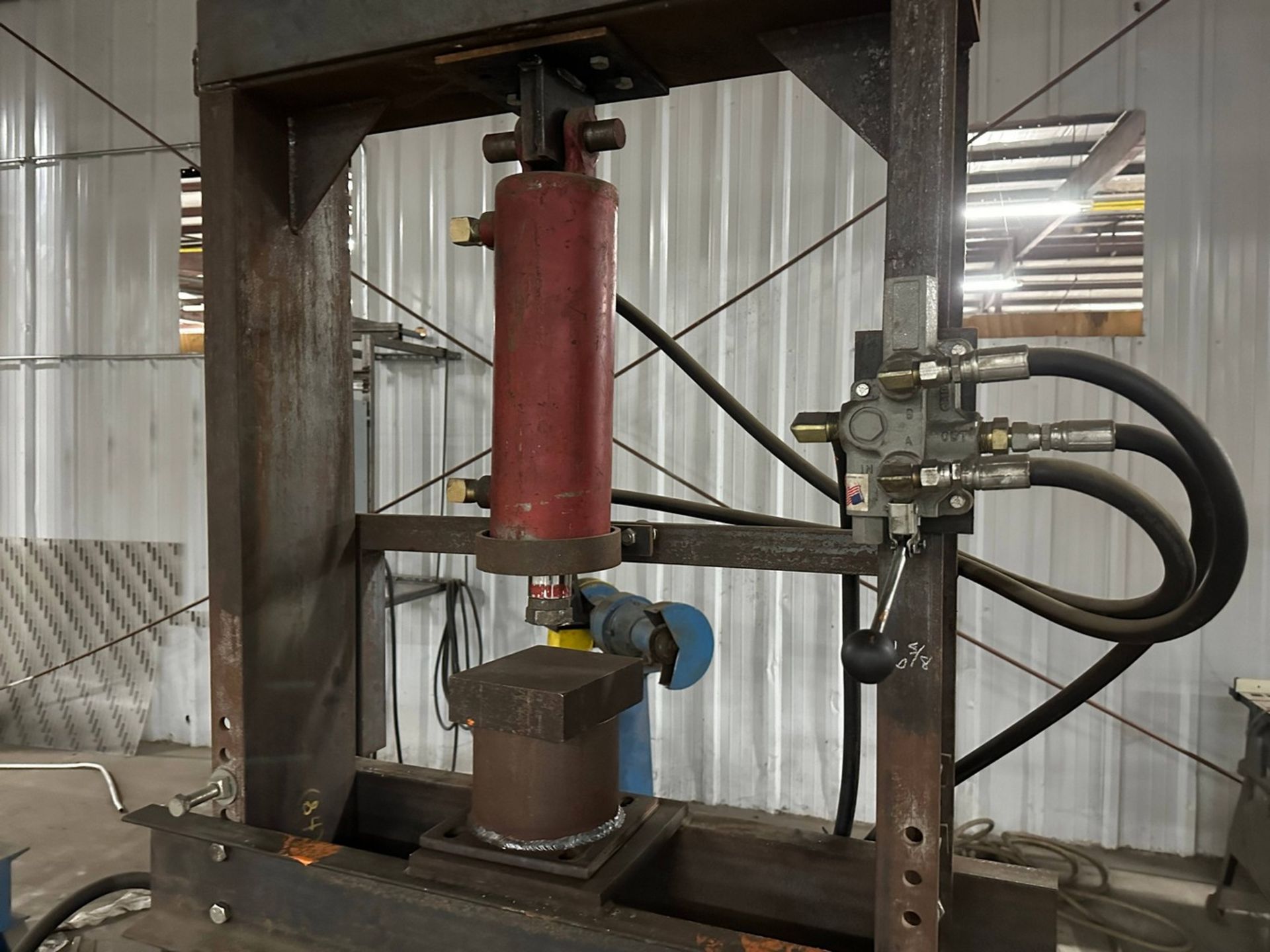 Home Made H-Frame and Horizontal Hydraulic Press - Image 2 of 7