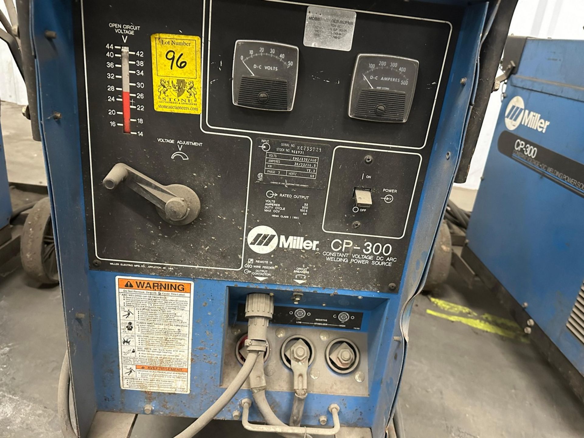 Miller CP-300 Welder with S-22A Wire Feeder - Image 2 of 3