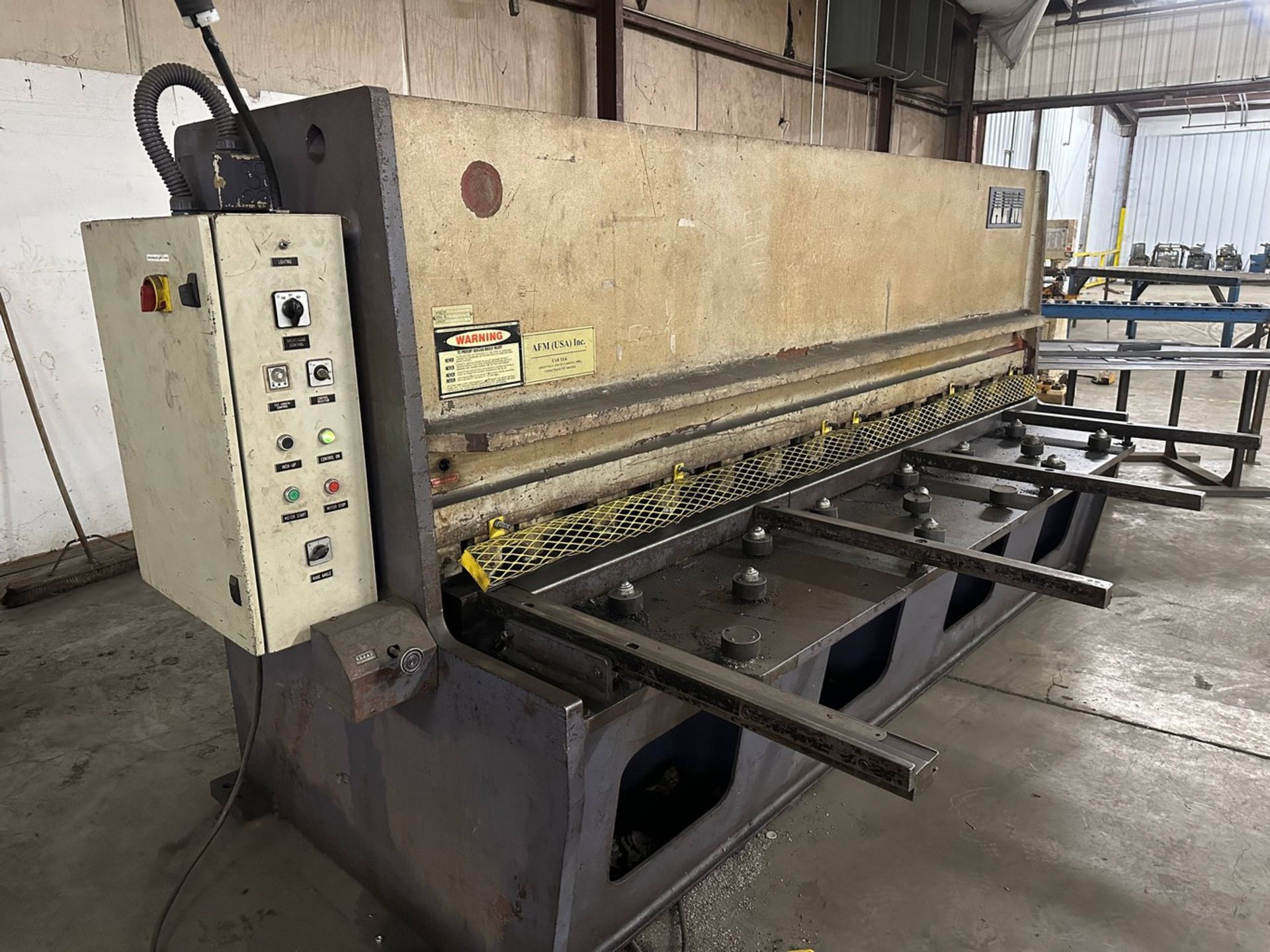 AFM MK6-31 1/4” x 10’ Hydraulic Shear - Image 2 of 7