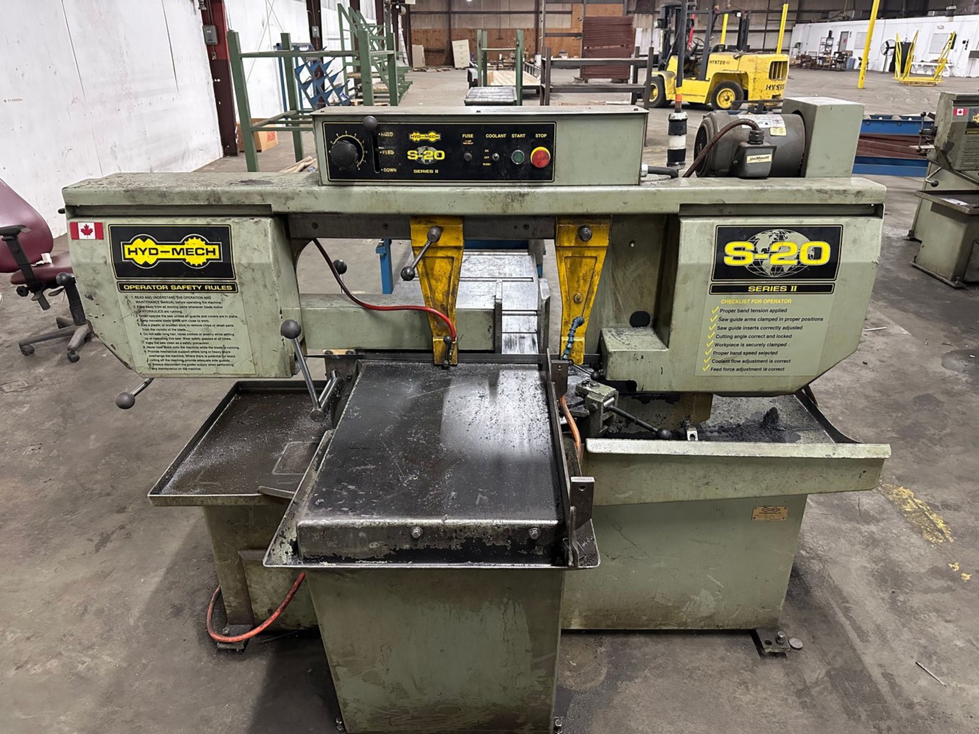 Hyd-Mech S20 Series II Horizontal Bandsaw