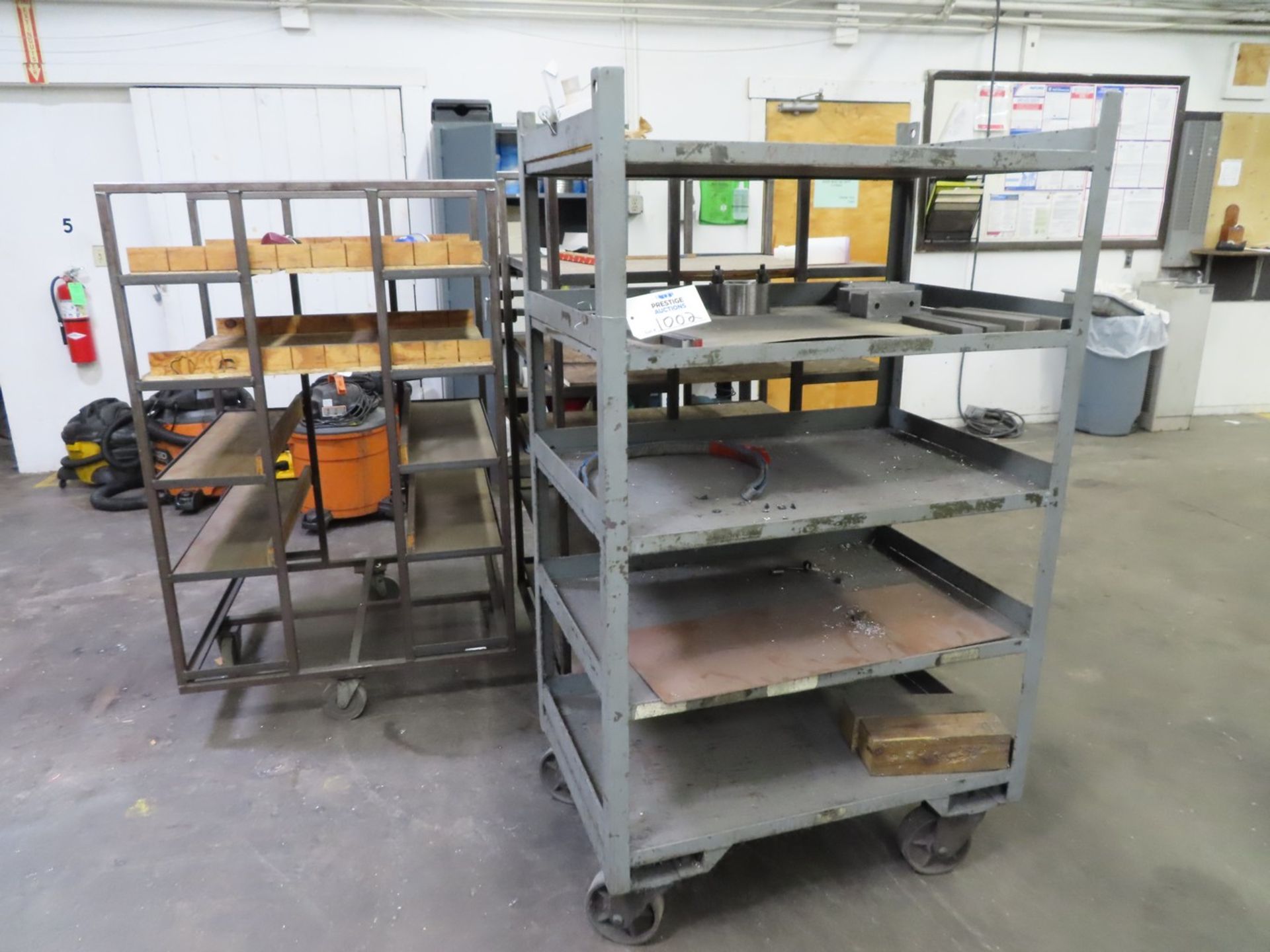 (3) Assorted Rolling Storage Carts