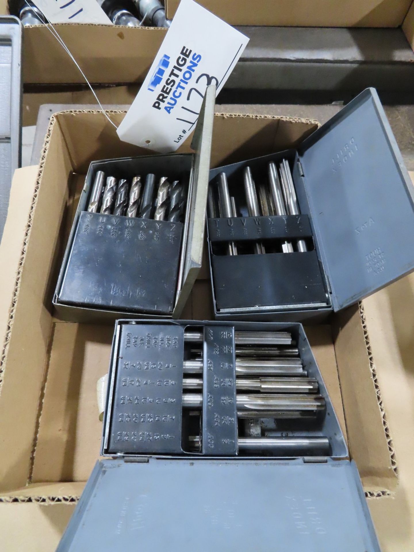 (3) Drill Index Boxes, Drill Bits & Reamers