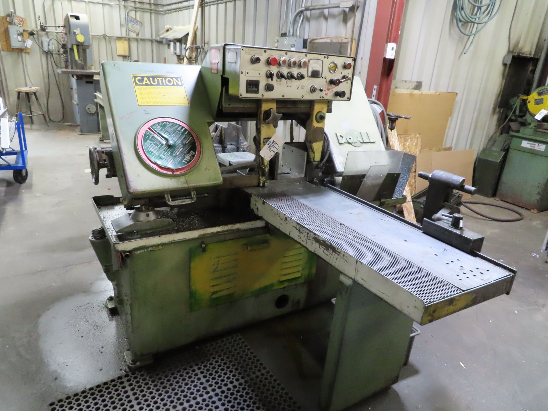 DoAll C-80 Horizontal Bandsaw w/ manual clamping