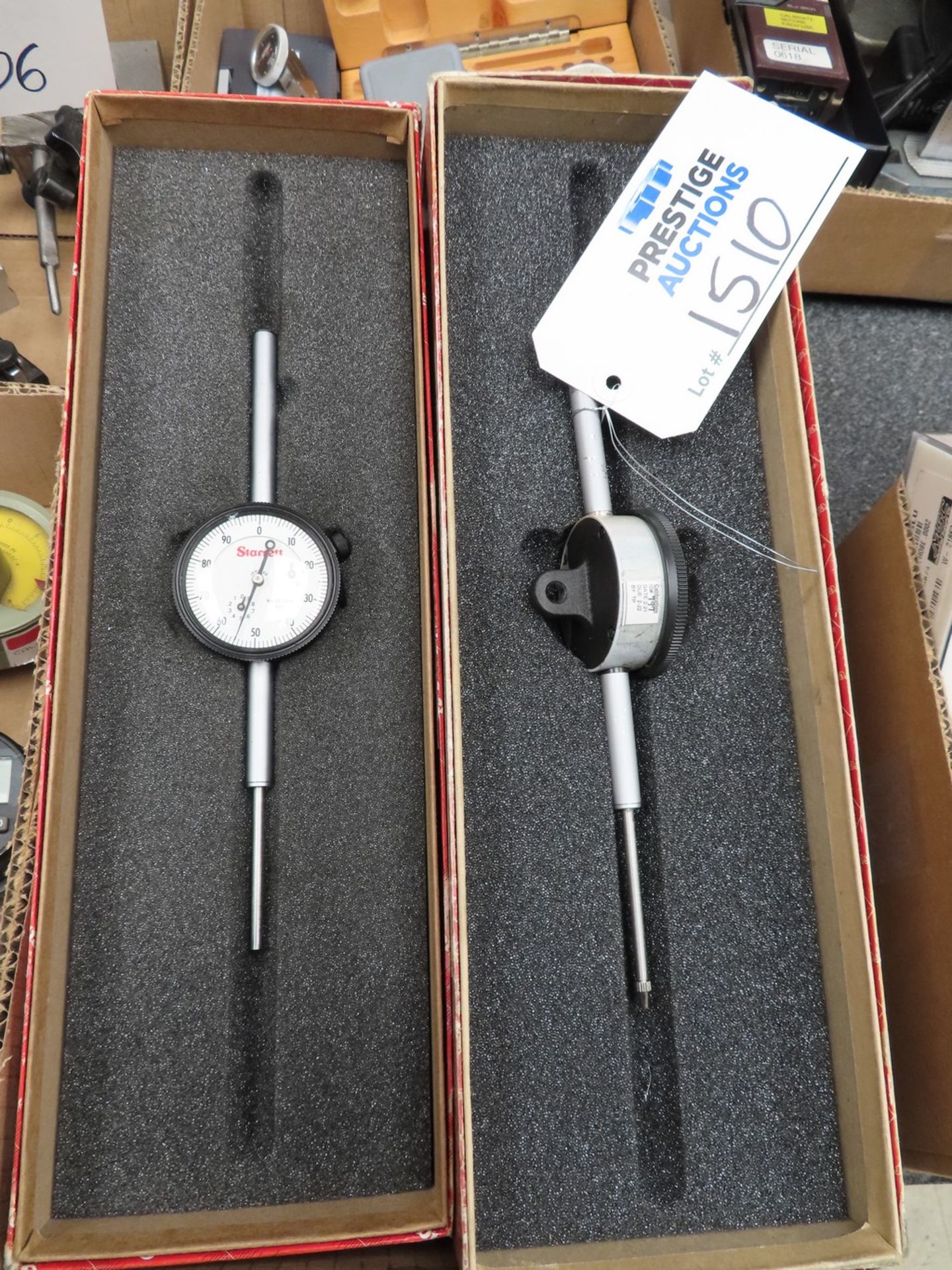 (2) Starrett Dial Indicators