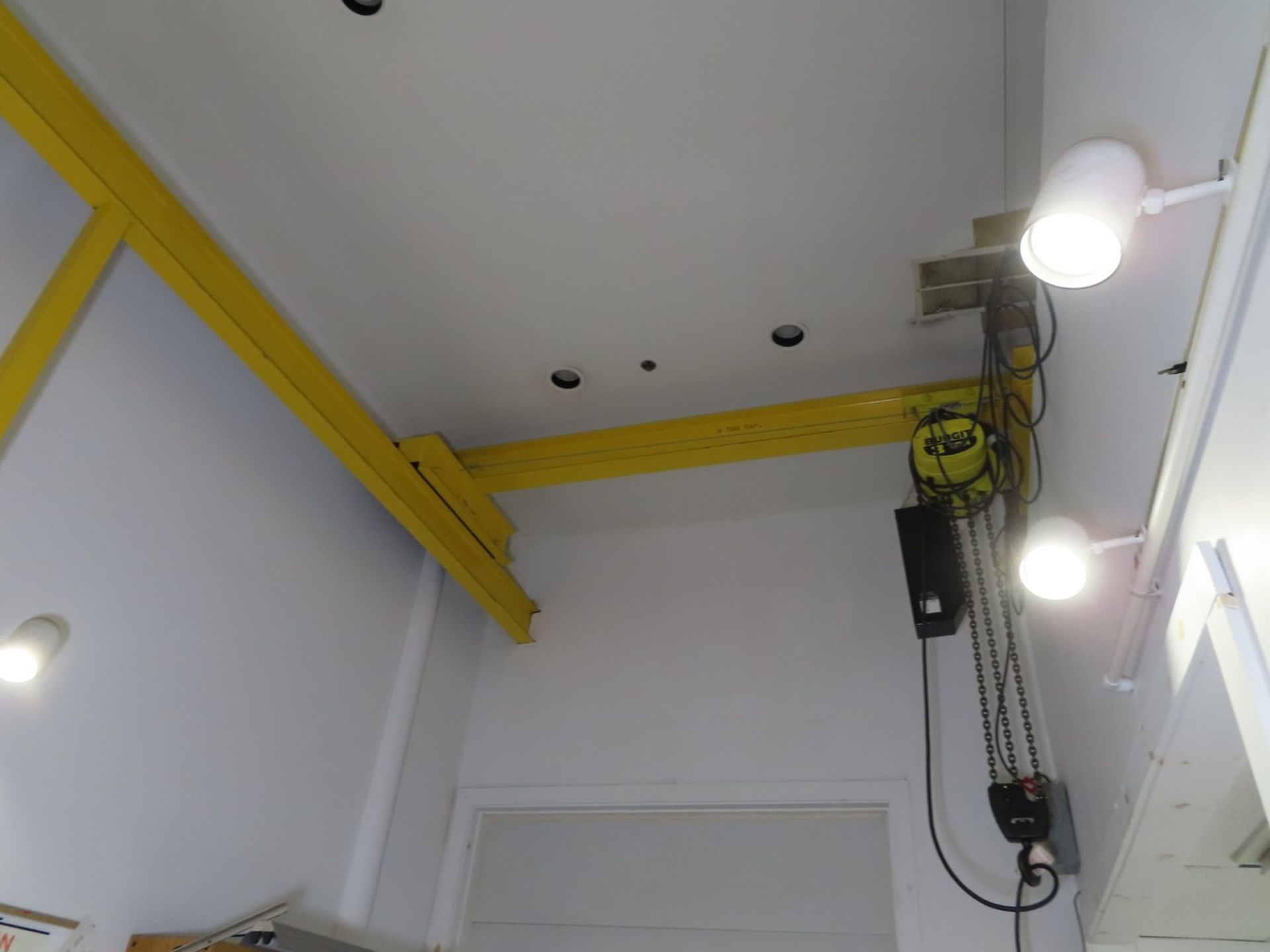 3 Ton Overhead Bridge Crane, w/ Budgit 3 ton electric hoist - Image 2 of 2