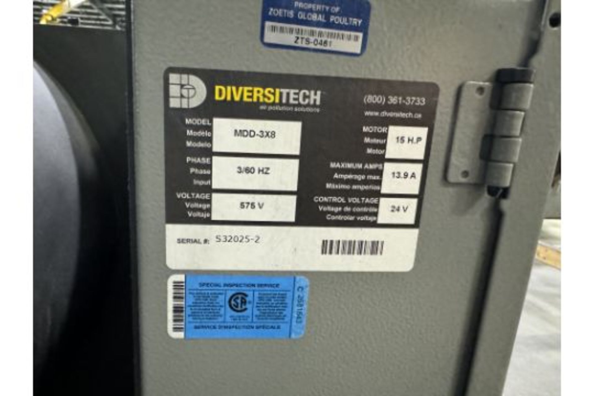 Diversitech Wet MDD-3X8 Downdraft Table - Image 8 of 8
