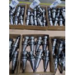 Lot of Assorted BT40 Tapered Tool Holders