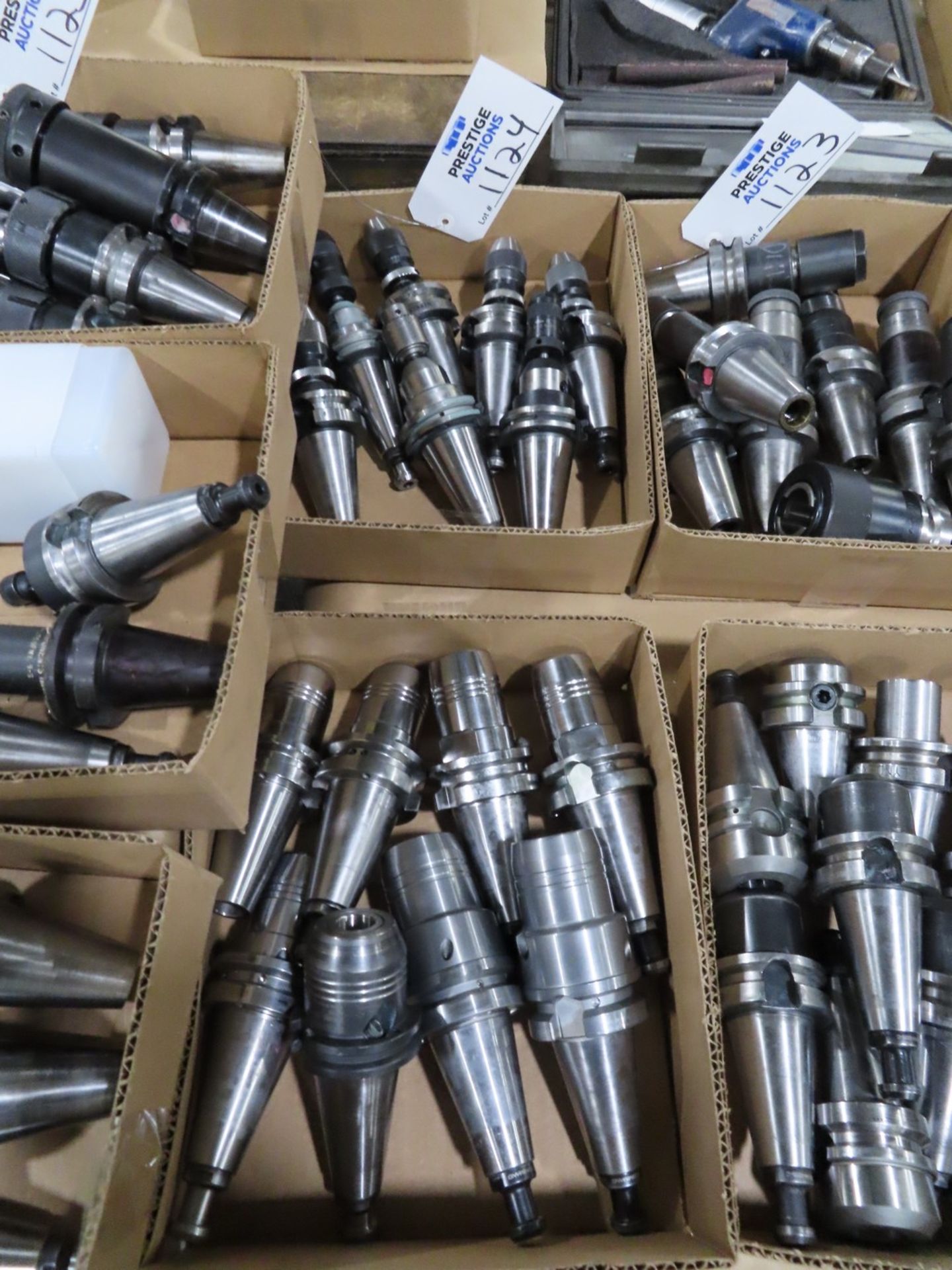 Lot of Assorted BT40 Tapered Tool Holders