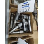 Lot of R-8 Collets, w/ milling cutters