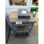 24" x 24" & 12" x 18" Granite Surface Plates, w/ cart