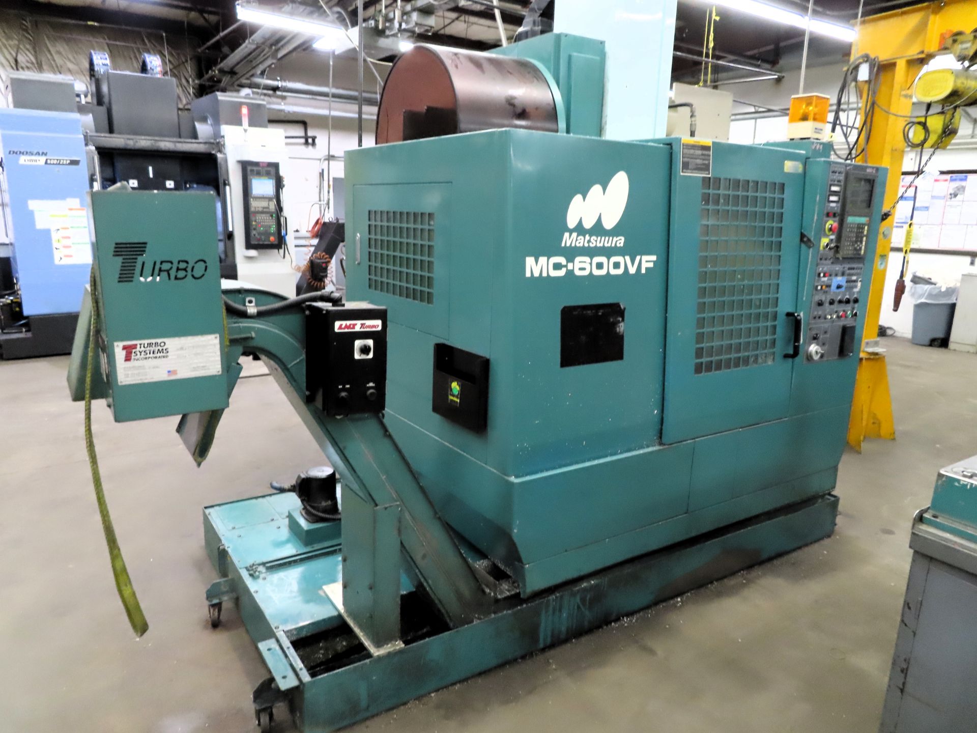 1996 Matsuura MC-600VF CNC Vertical Machining Center - Image 3 of 12