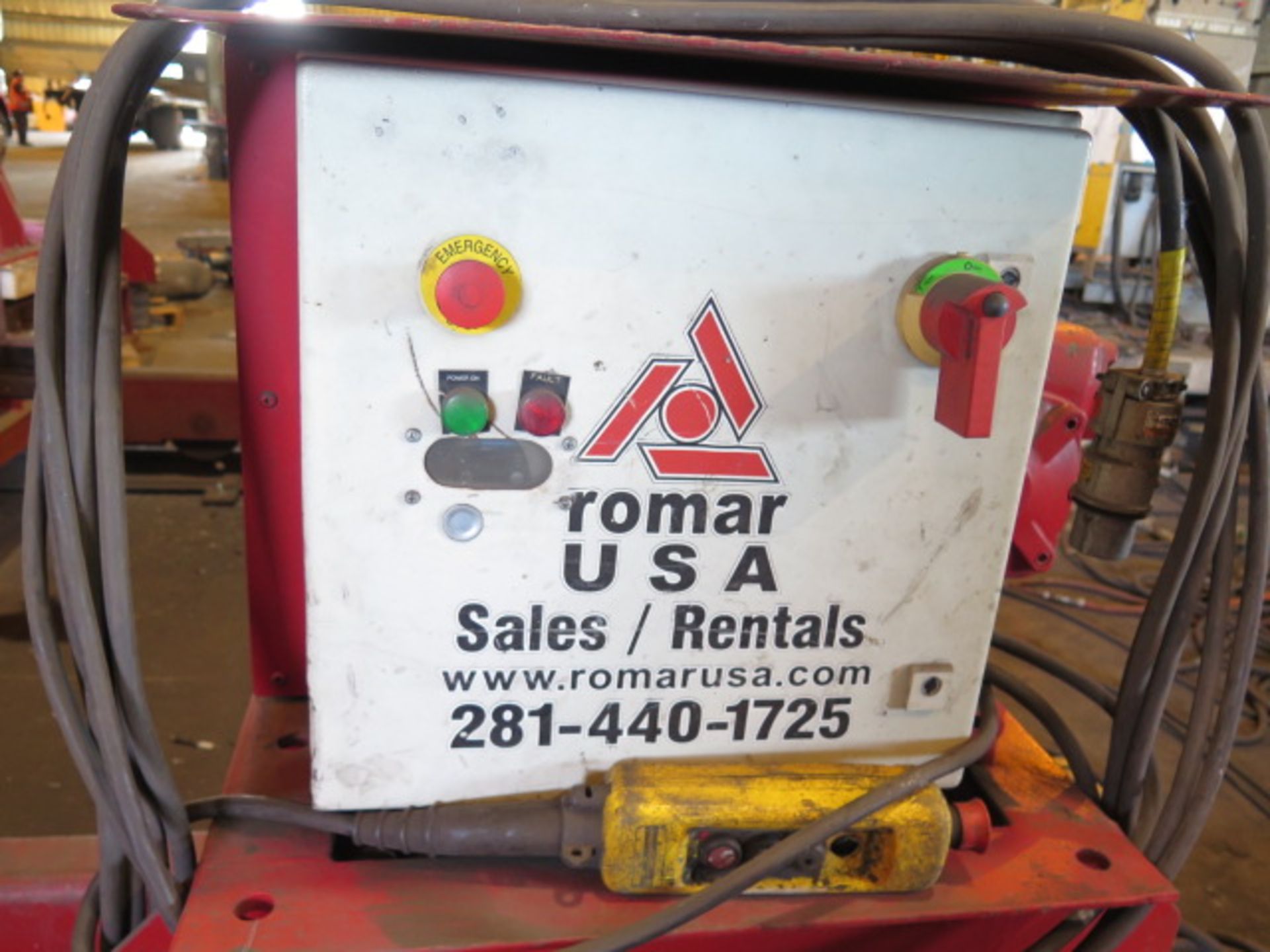 Romar PR60/100 DM Ton Turning Rolls - Image 12 of 14