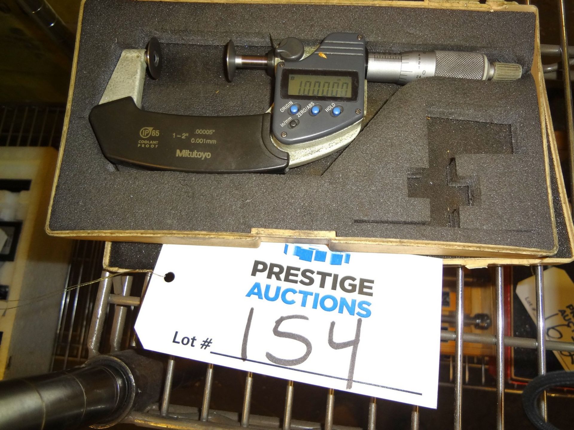 Mitutoyo 1"2" Digital Flange Micrometer