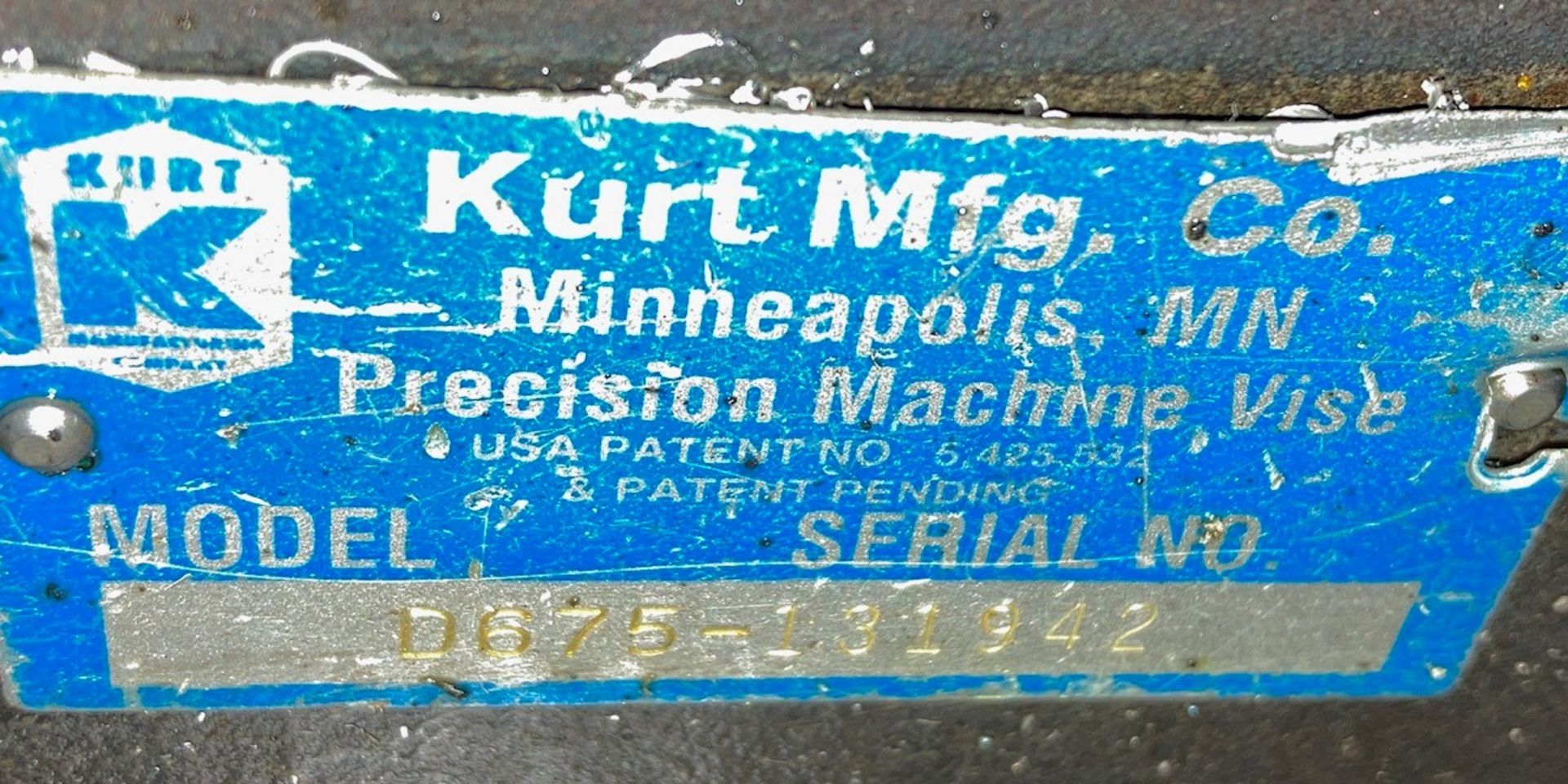 6" Kurt Milling Vise - Image 2 of 2