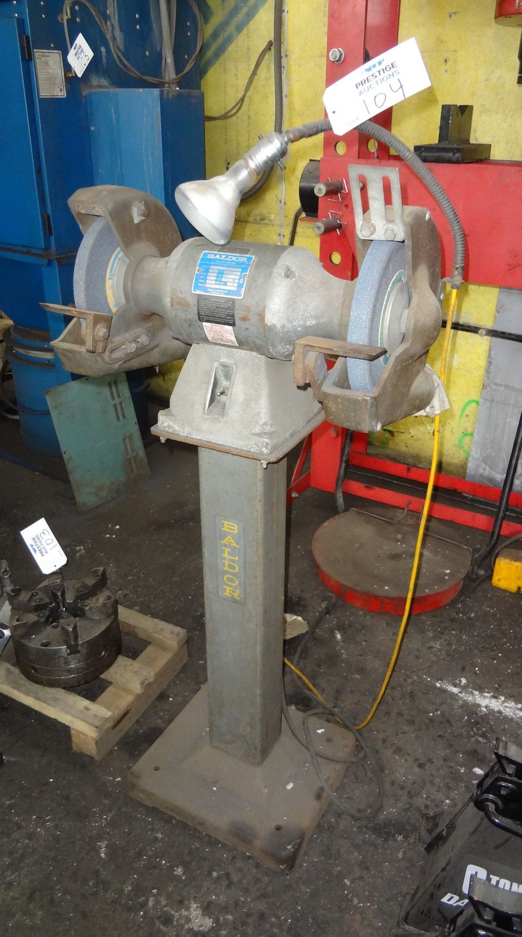 Baldor 10" Double End Pedestal Grinder