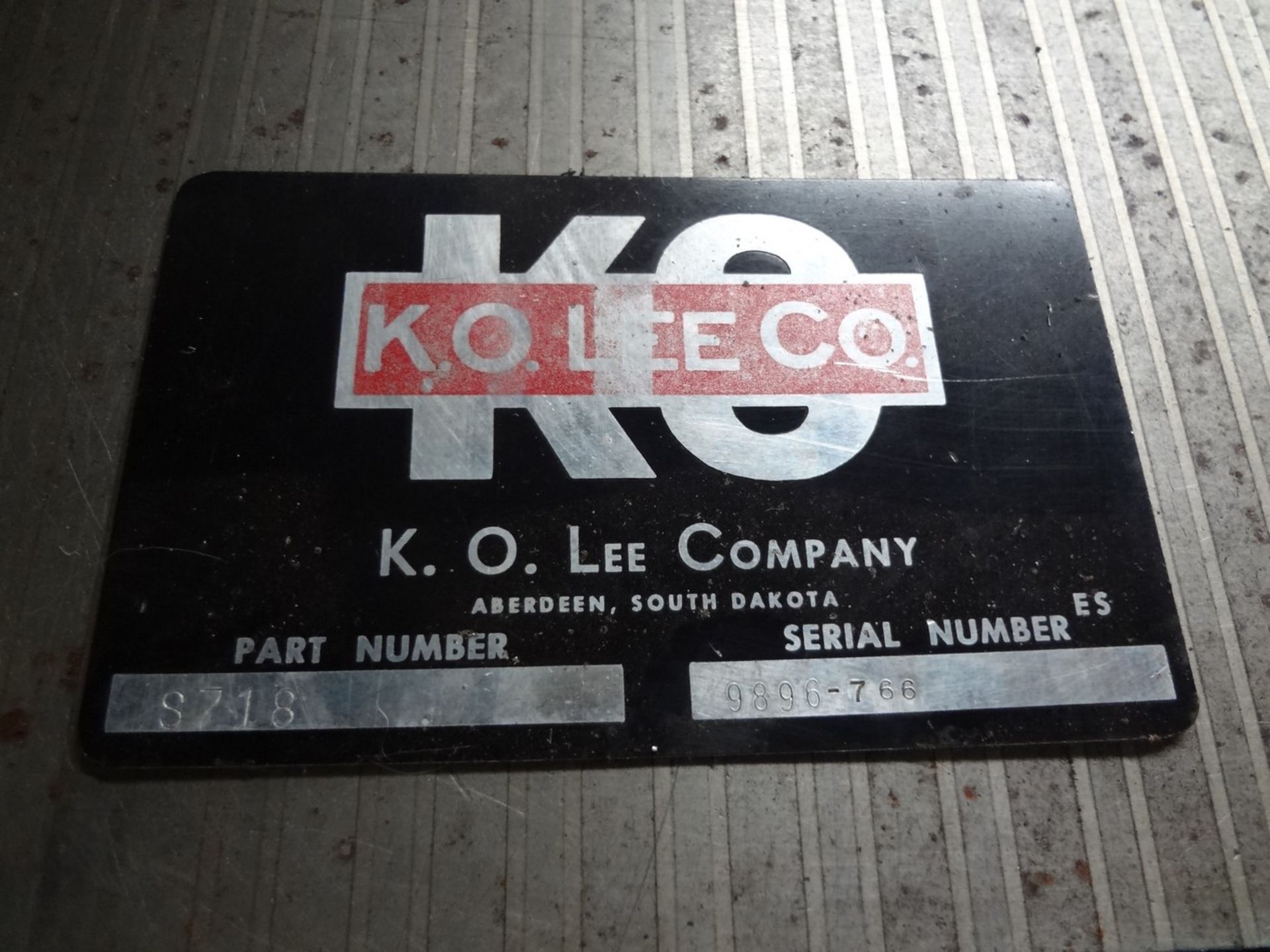 K.O. LEE 6" x 18" Hand Feed Surface Grinder - Bild 4 aus 6