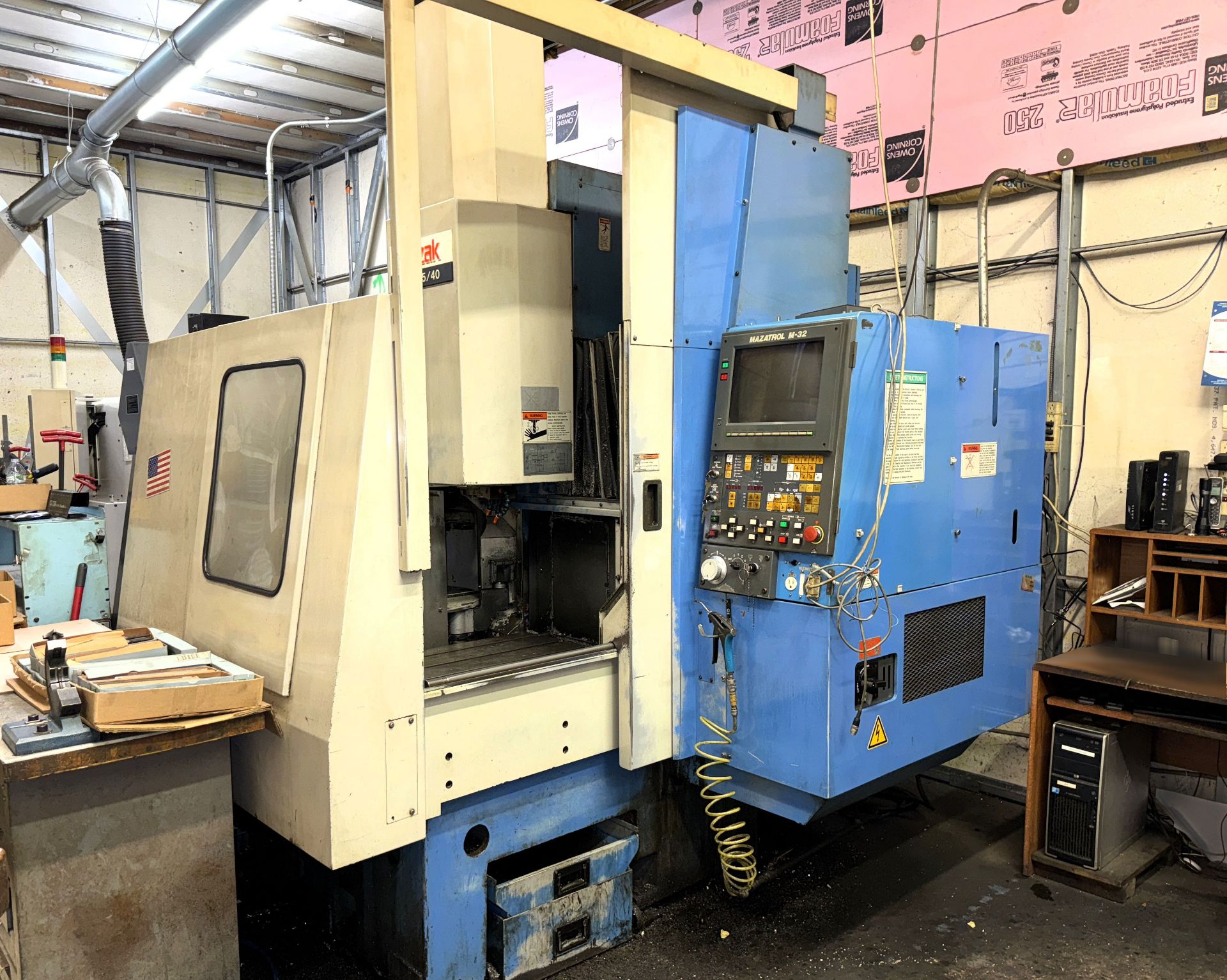 Mazak VQC-15/40 CNC Vertical Machining Center, Mazatrol M-32 CNC Control, S/N 85223