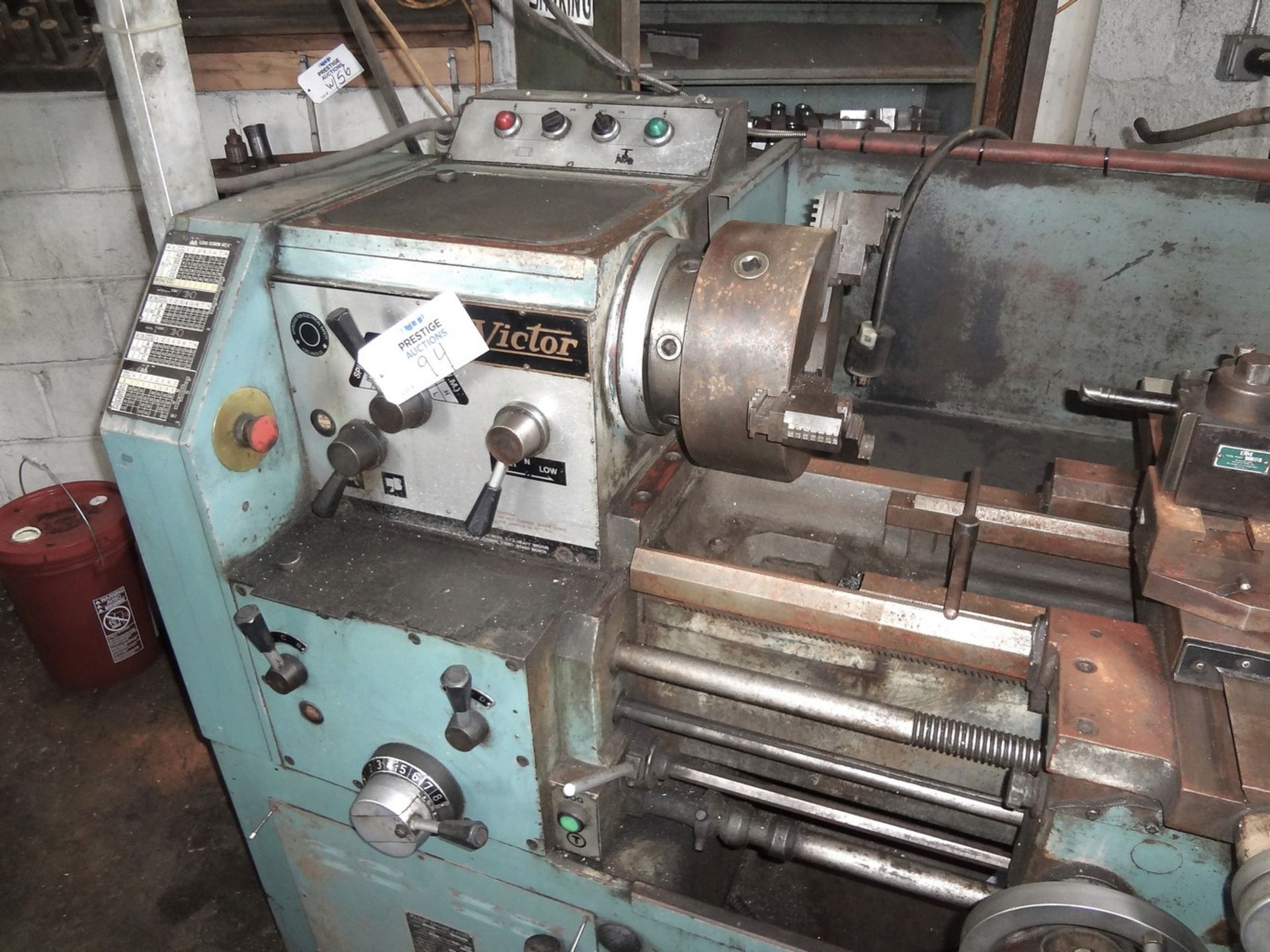 Victor 1640 Toolroom Lathe with 3-Jaw Chuck - Image 4 of 14