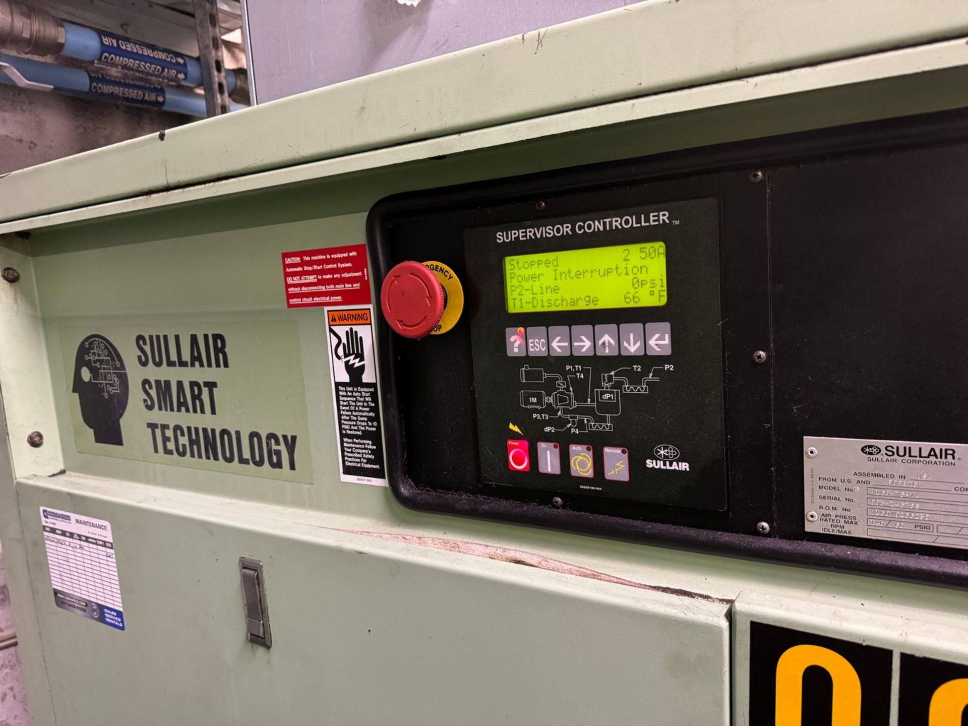 2018 Sullair V160-75HA Screw Type Air Compressor - Image 2 of 4