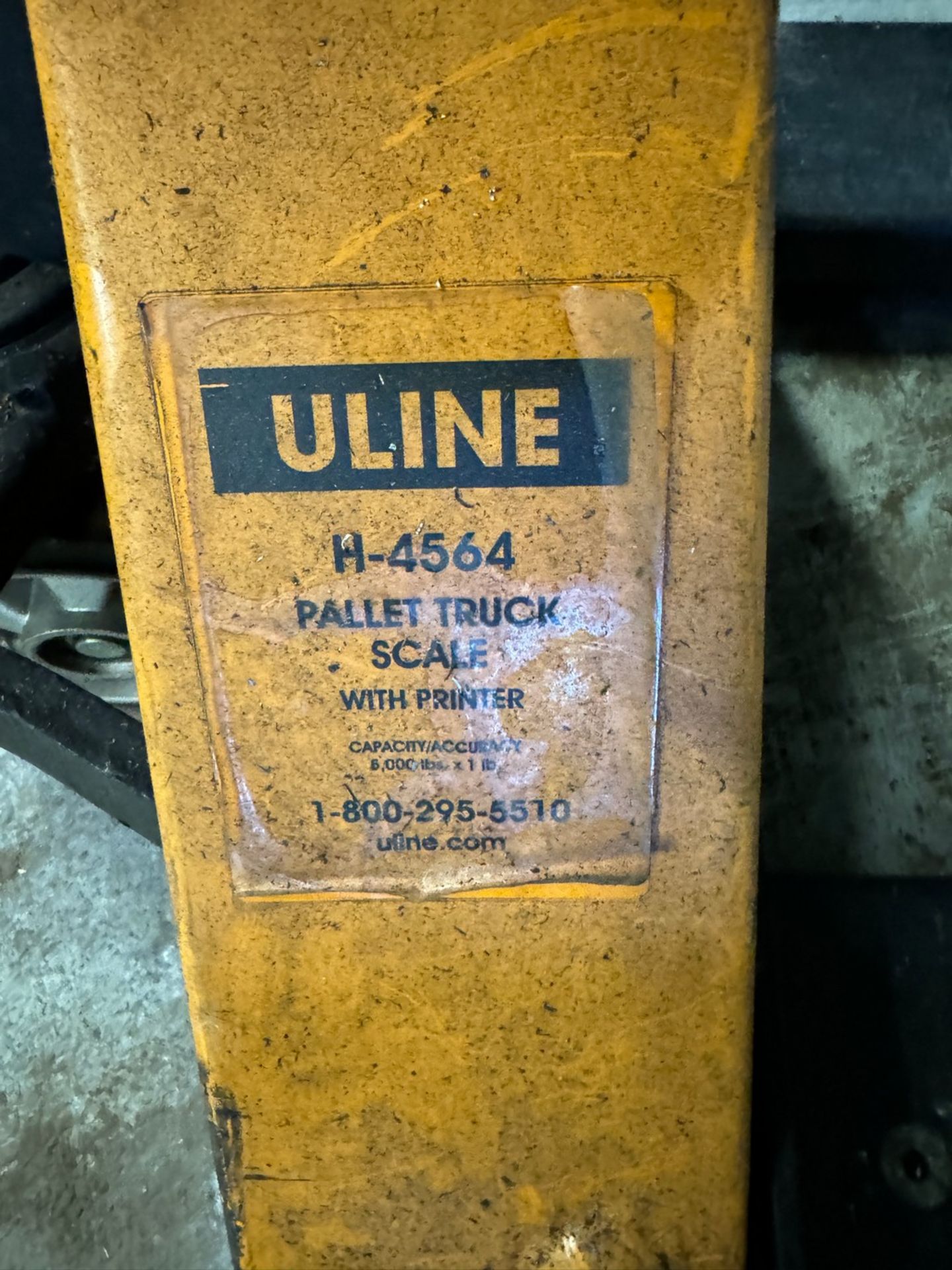 5500 LB Uline H-4564 Pallet Jack with Scale - Image 3 of 4