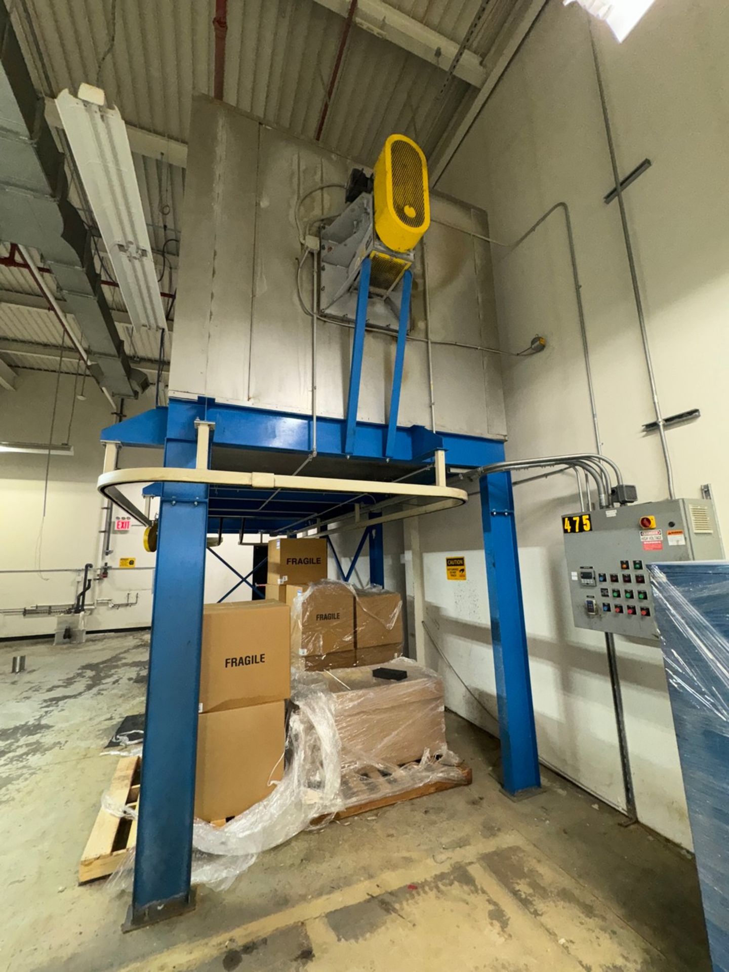 Natural Gas-Fired Paint Curing Oven with Continuous Conveyor Feed - Image 4 of 12
