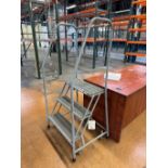 Steel Mobile Step Ladder