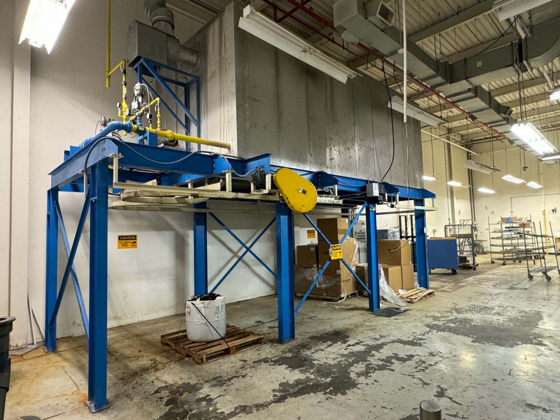 Natural Gas-Fired Paint Curing Oven with Continuous Conveyor Feed - Bild 2 aus 12