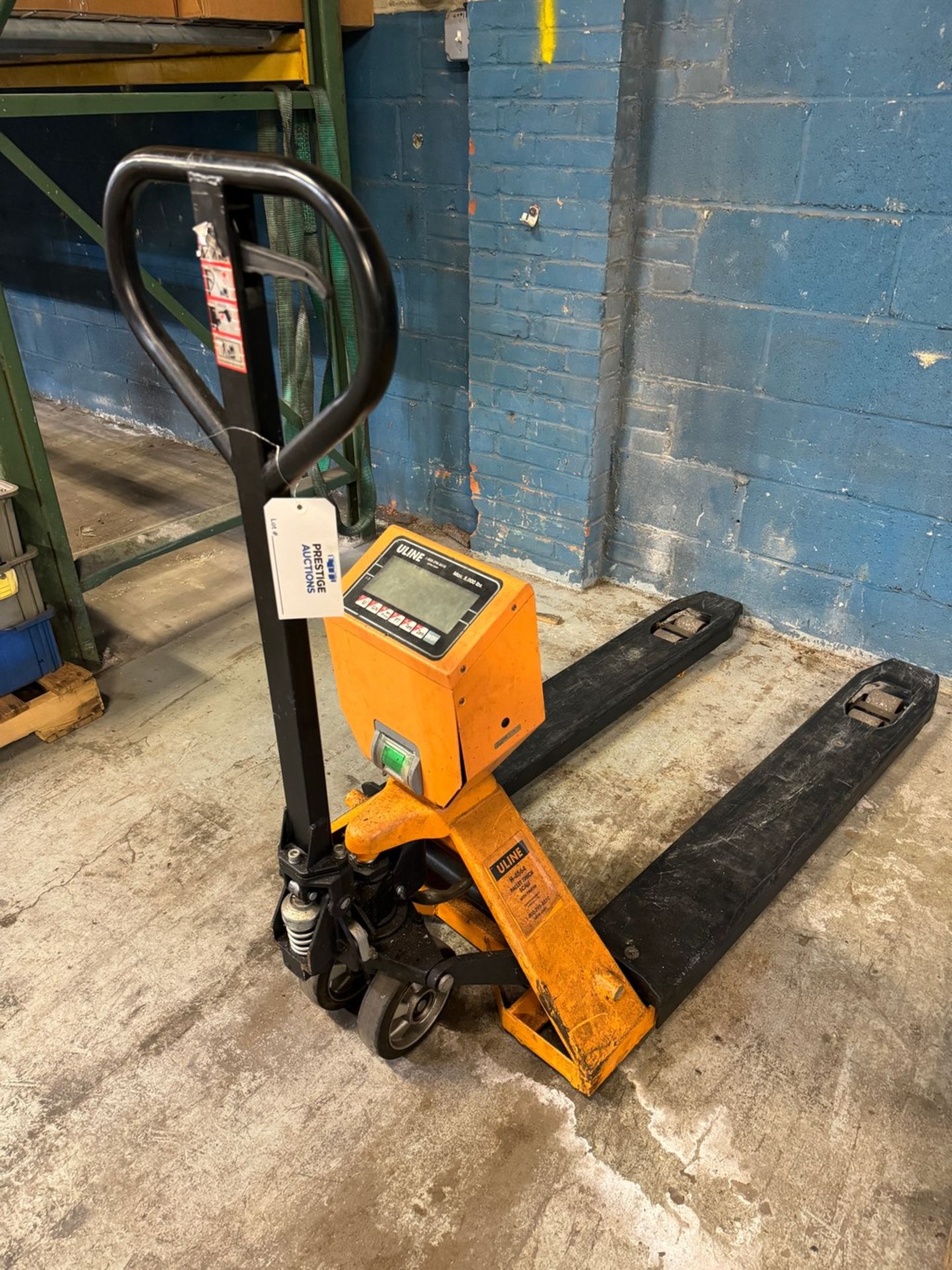 5500 LB Uline H-4564 Pallet Jack with Scale